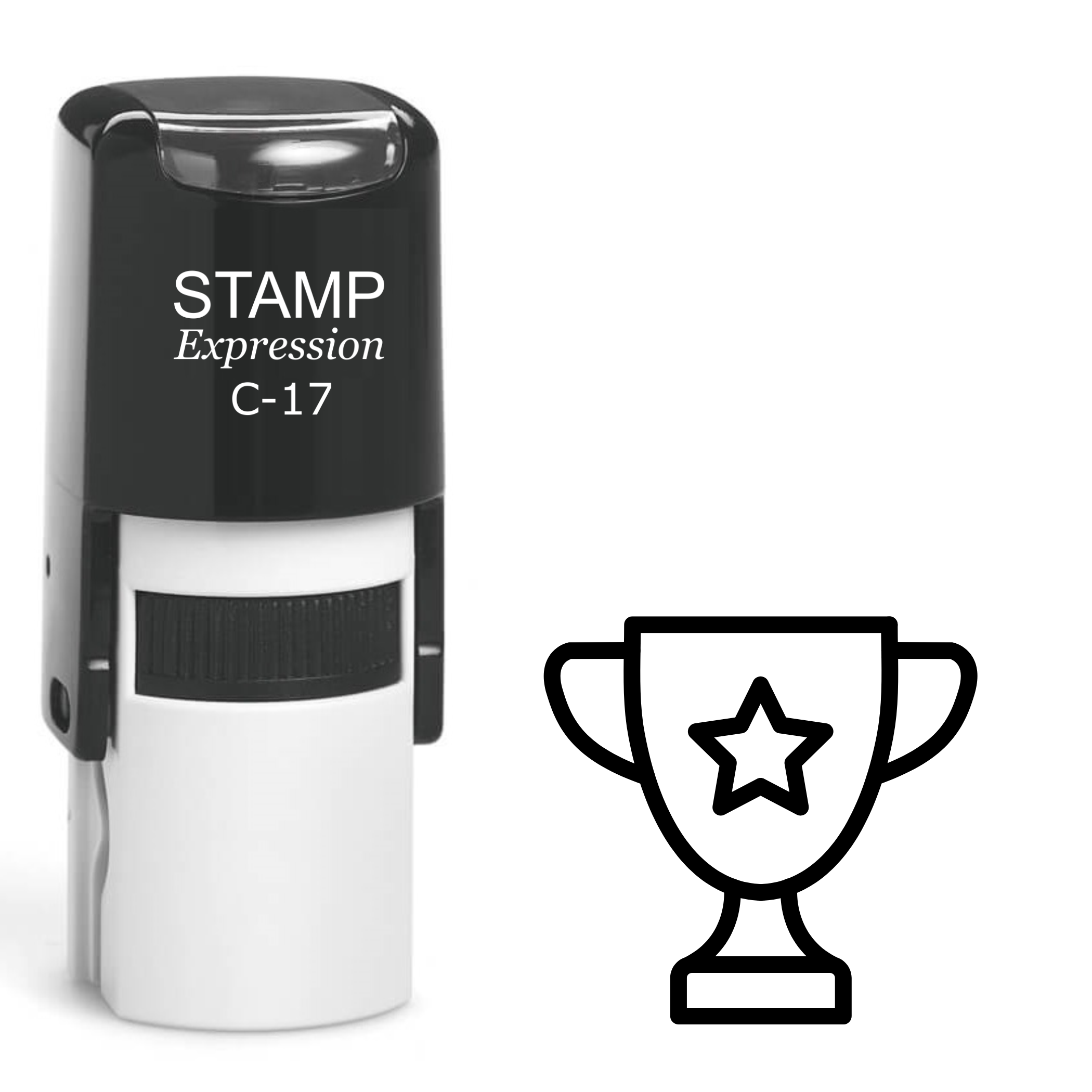 Trophy Self Inking Rubber Stamp (SH-61777)