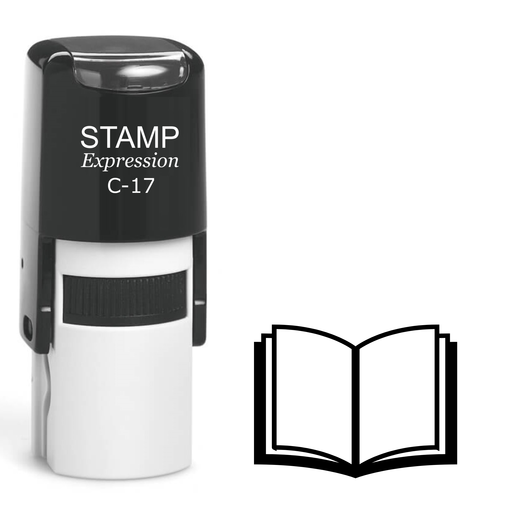 Book Self Inking Rubber Stamp (SH-61780)