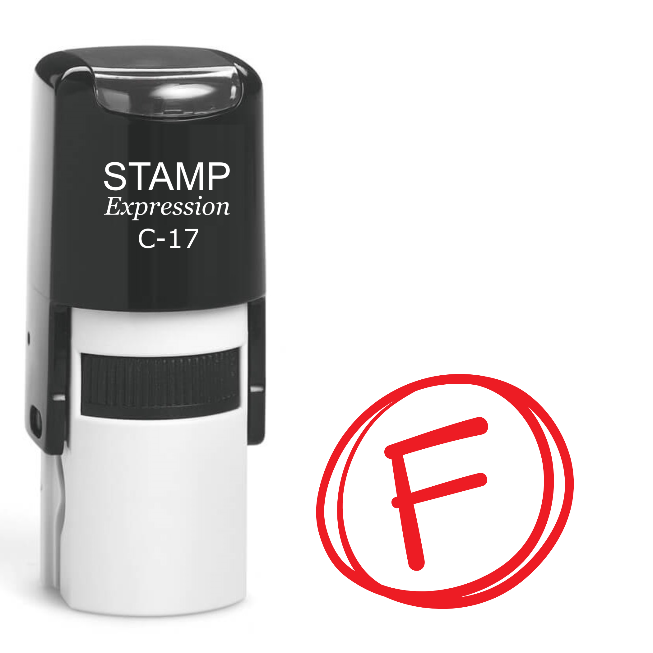 F School Teacher Self Inking Rubber Stamp (SH-61827)