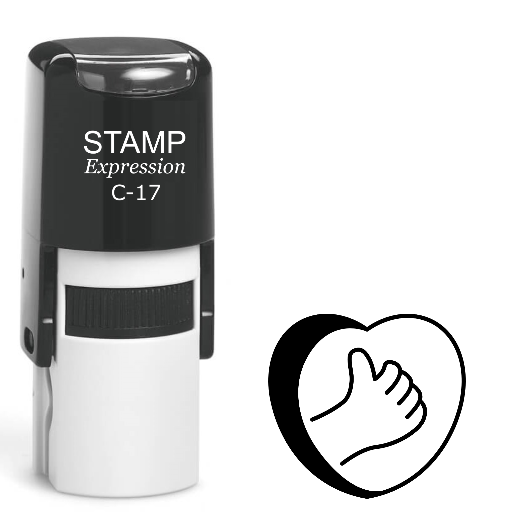 Thumbs Up Self Inking Rubber Stamp (SH-61872)