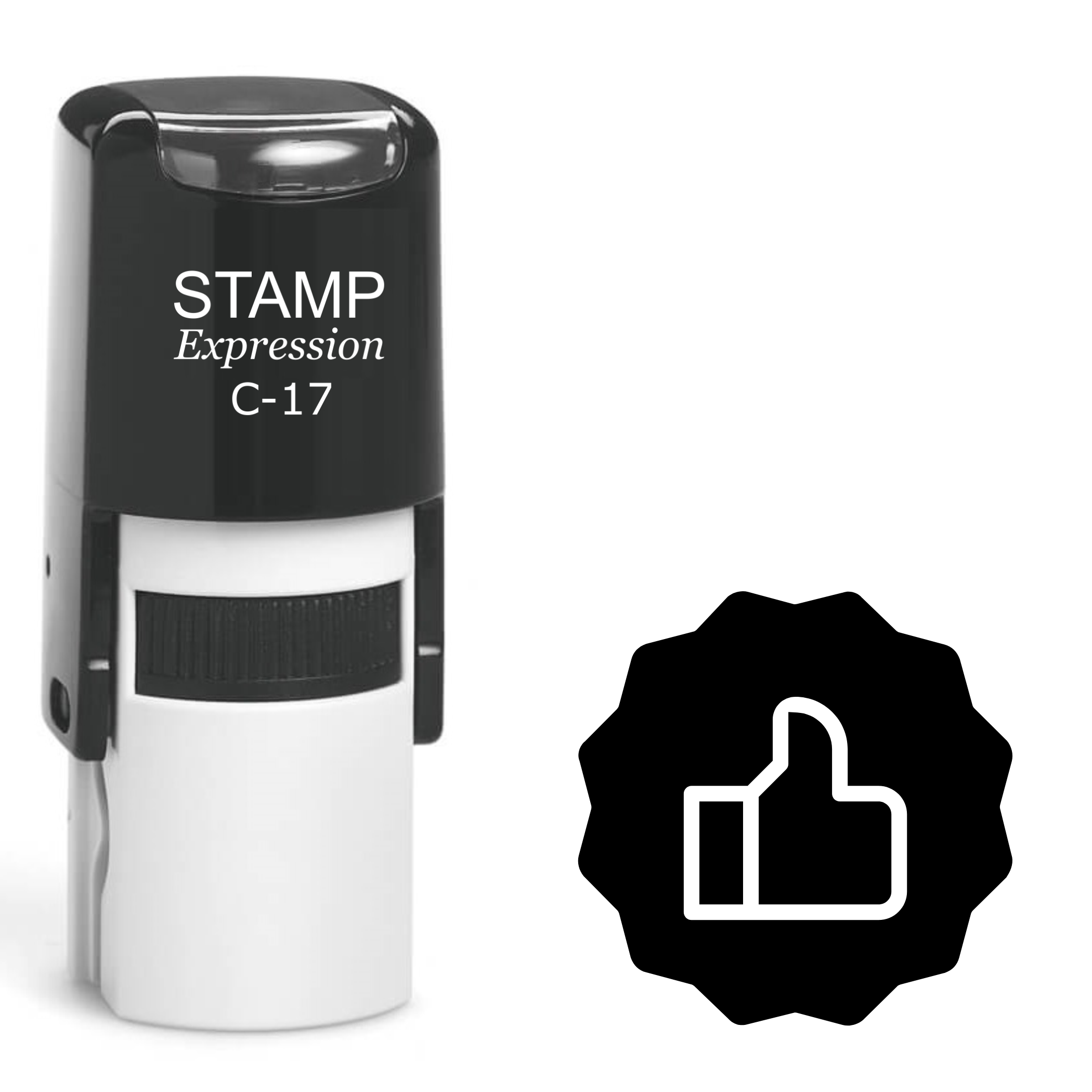 Thumbs Up Self Inking Rubber Stamp (SH-61877)