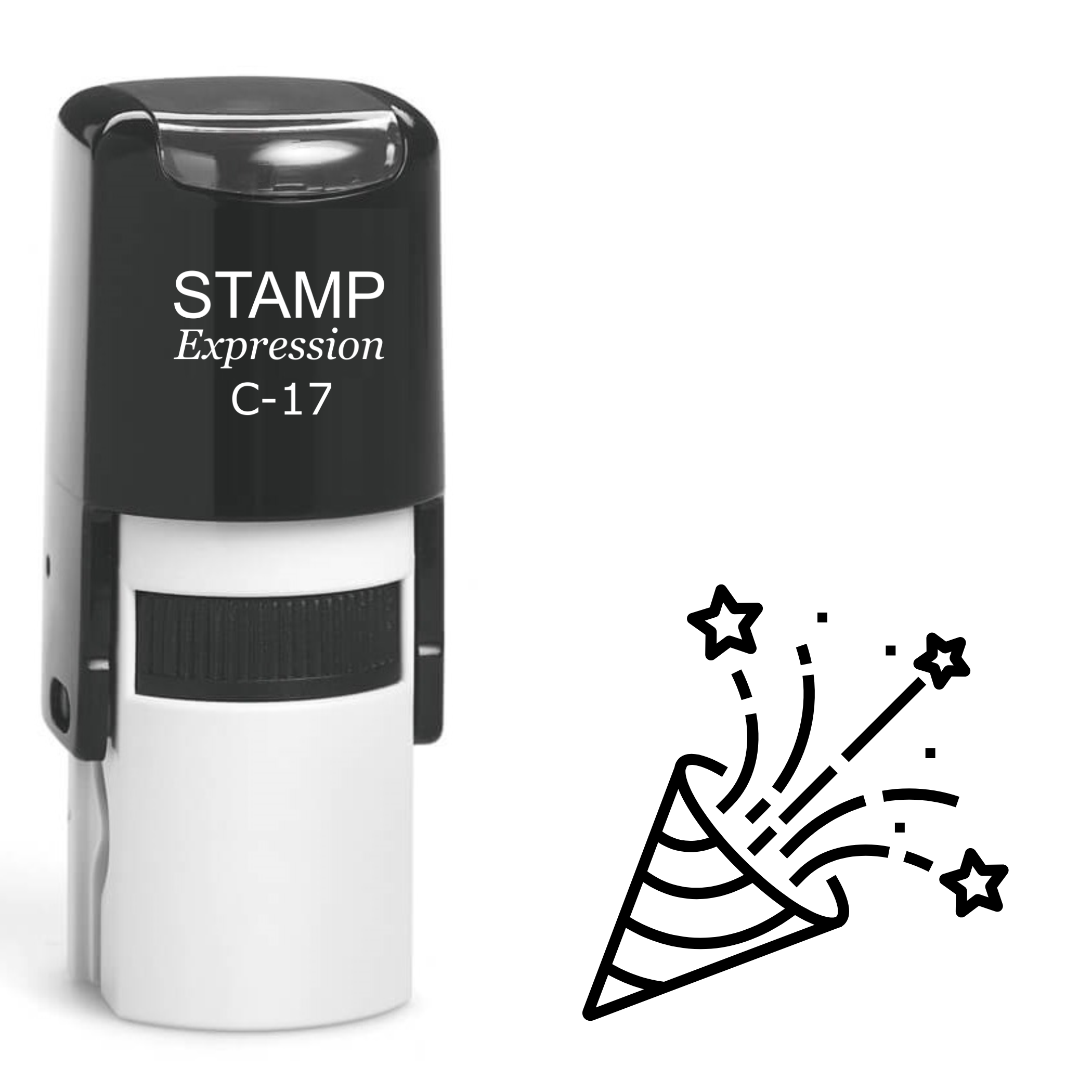 Fireworks Emoji Self Inking Rubber Stamp (SH-61878)