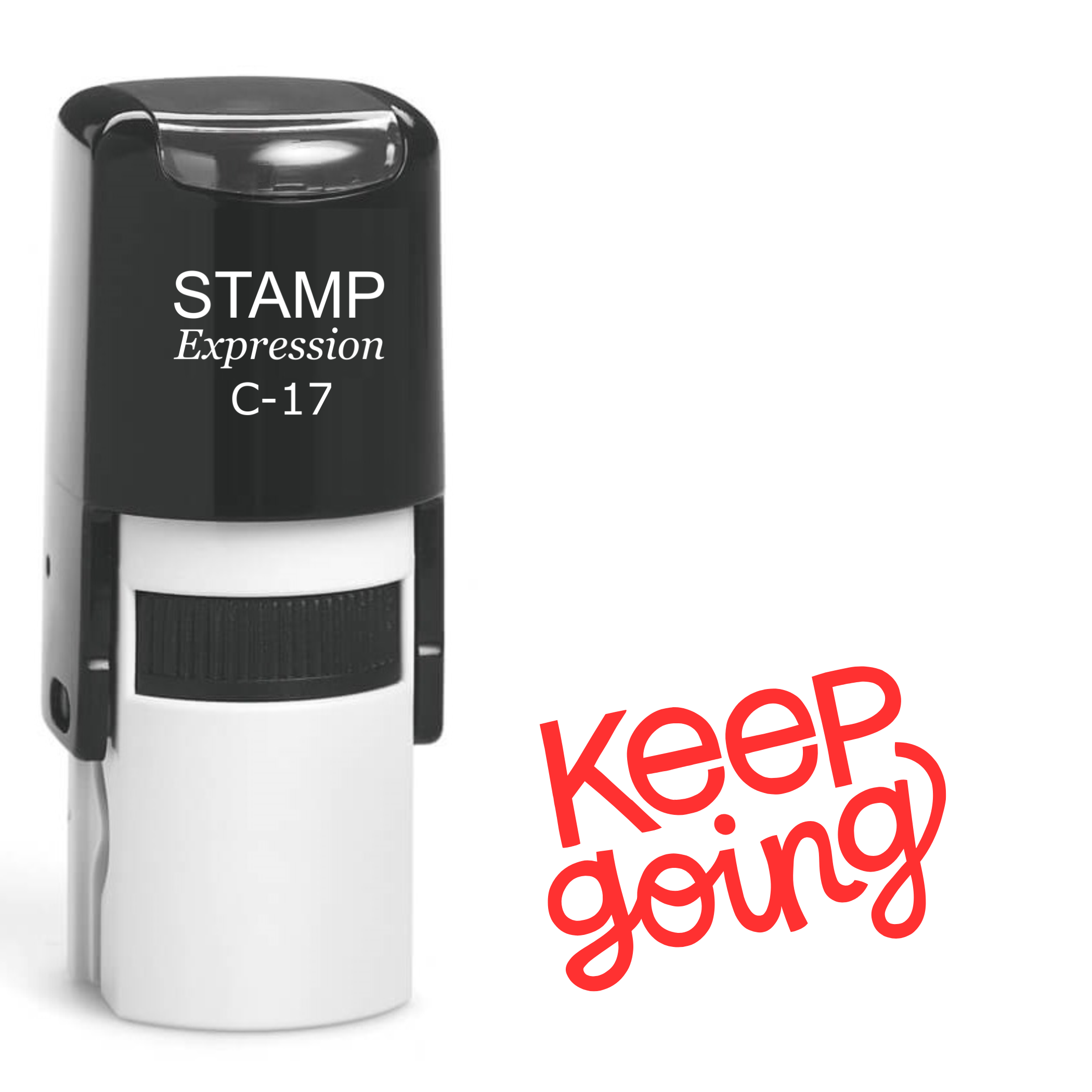 Keep Going School Teacher Self Inking Rubber Stamp (SH-61893)