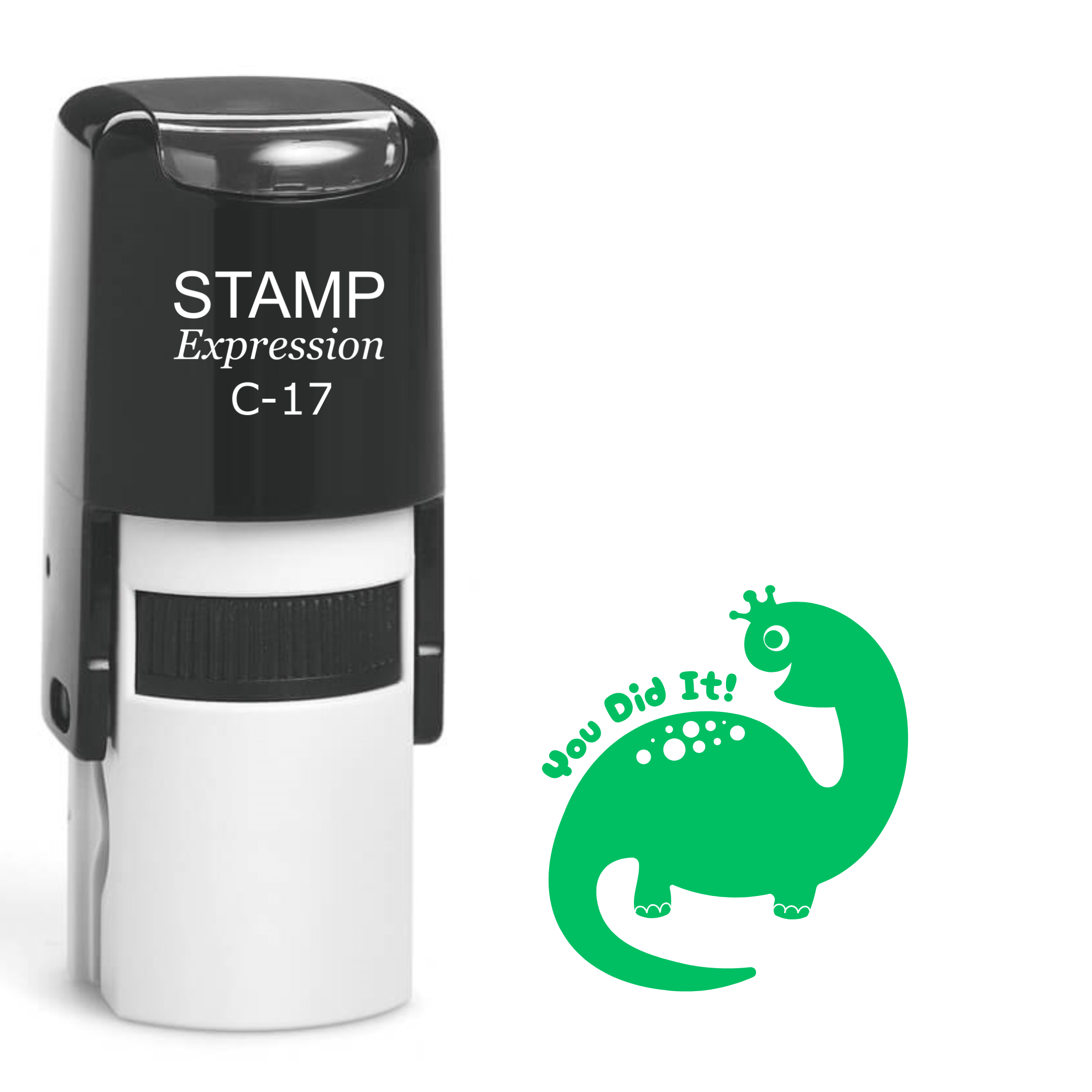 You Did It Dino School Teacher Self Inking Rubber Stamp (SH-61905)