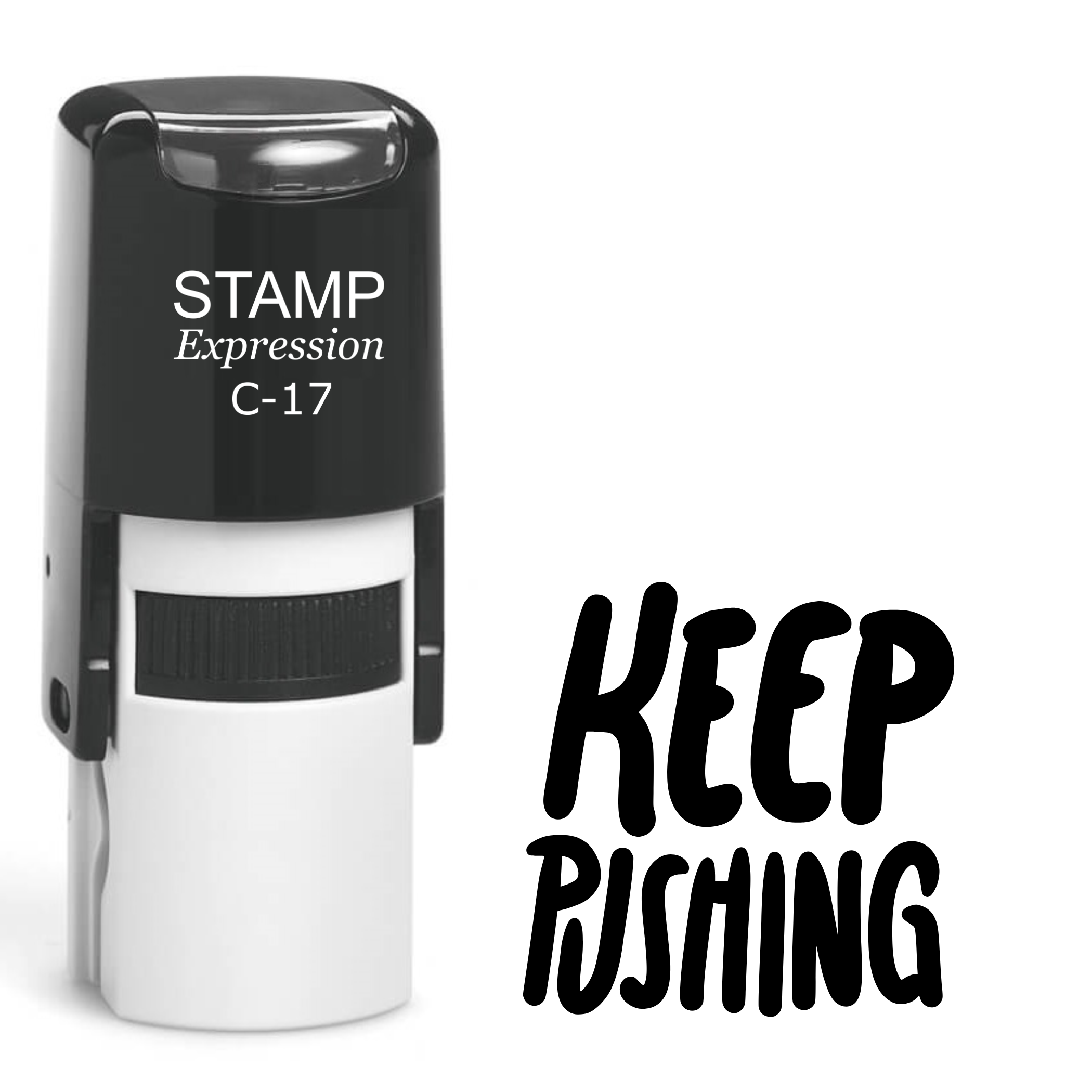 Keep Pushing School Teacher Self Inking Rubber Stamp (SH-61910)