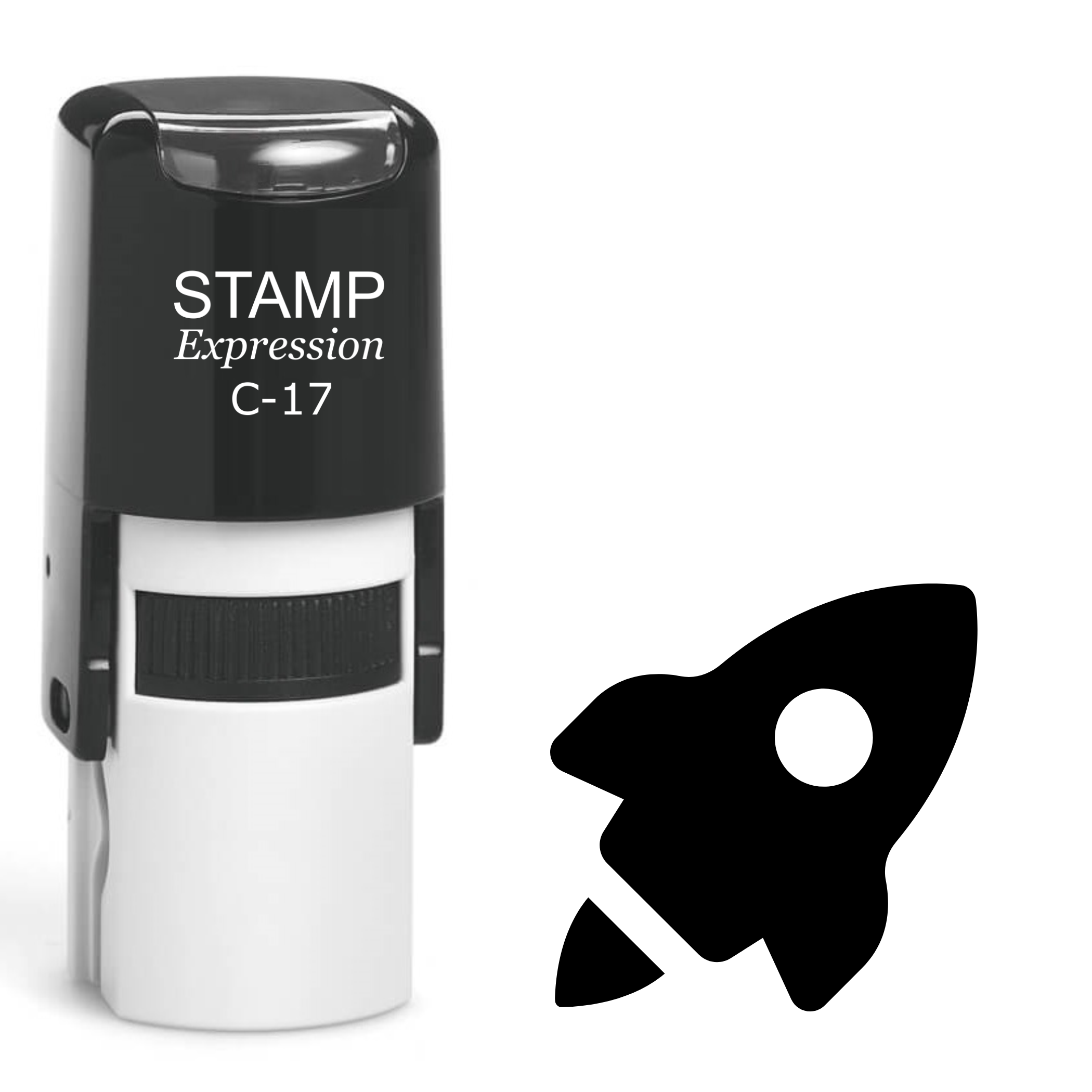 Rocket Self Inking Rubber Stamp (SH-61925)