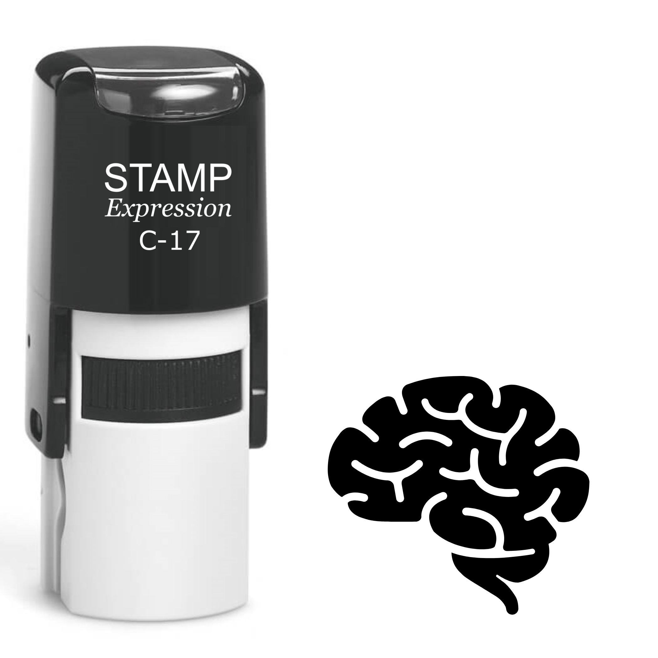 Brain Self Inking Rubber Stamp (SH-61928)