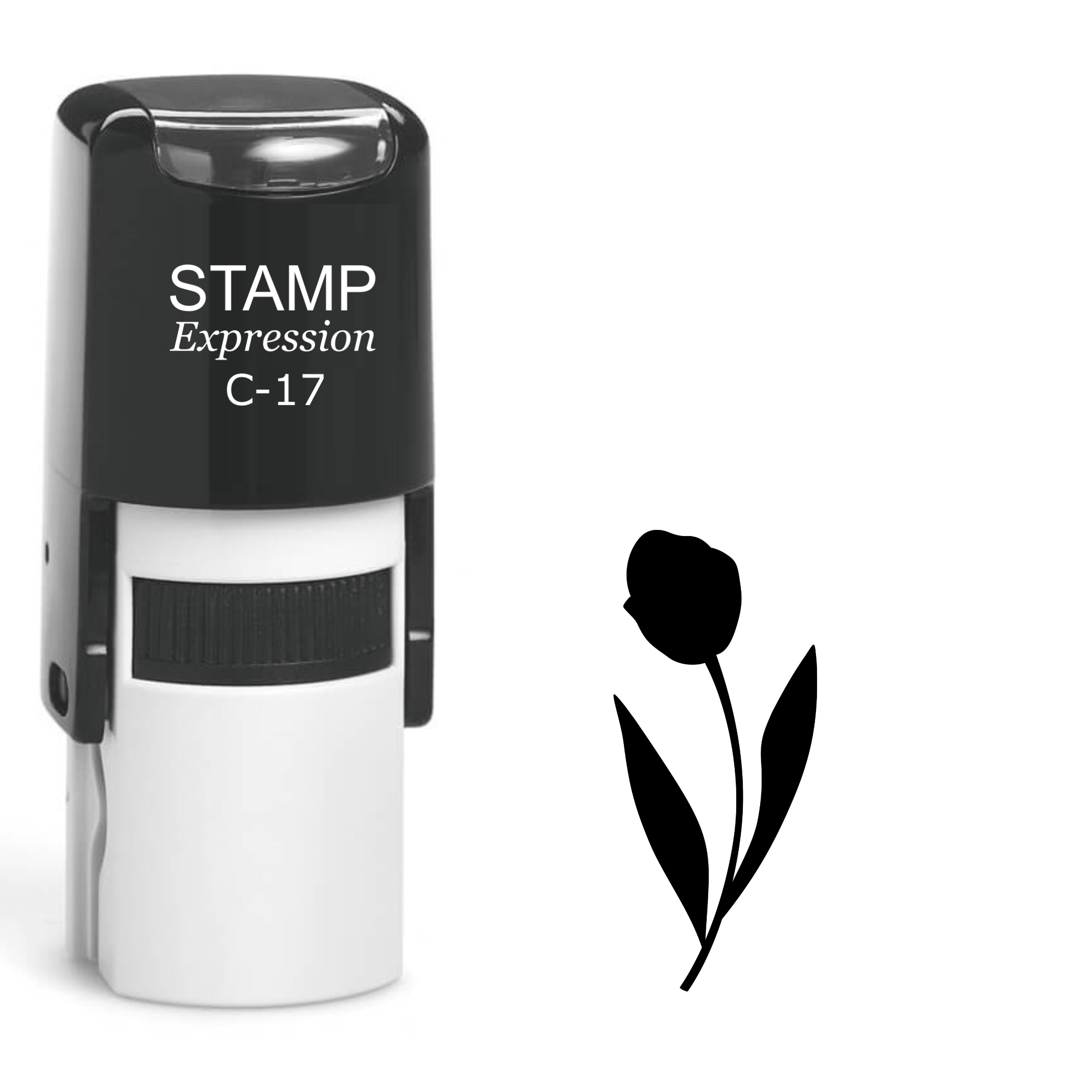 Flower Self Inking Rubber Stamp (SH-61948)