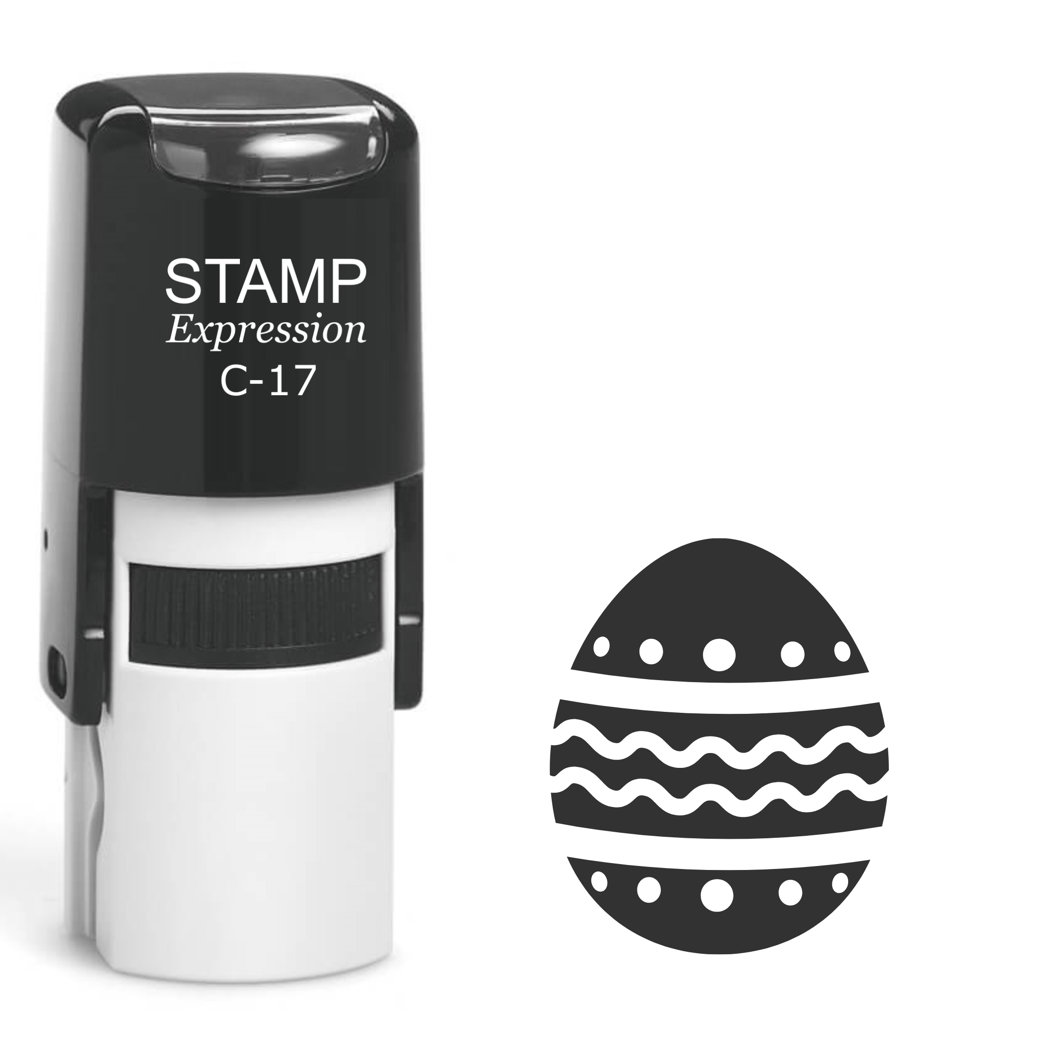 Egg Self Inking Rubber Stamp (SH-61949)