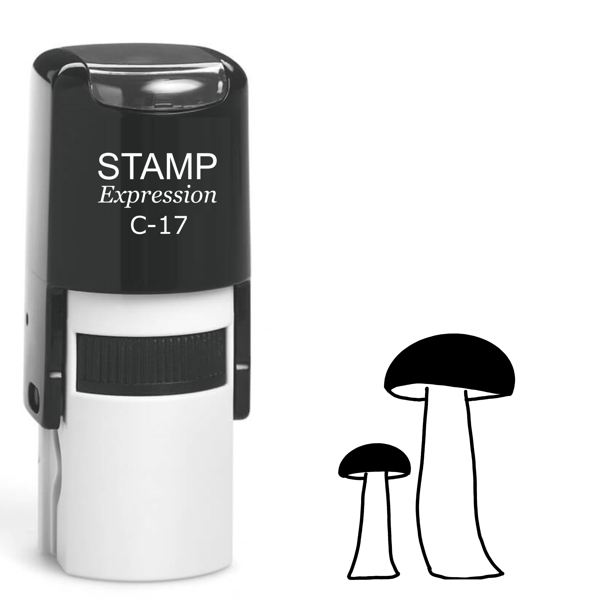 Mushrooms Self Inking Rubber Stamp (SH-61952)