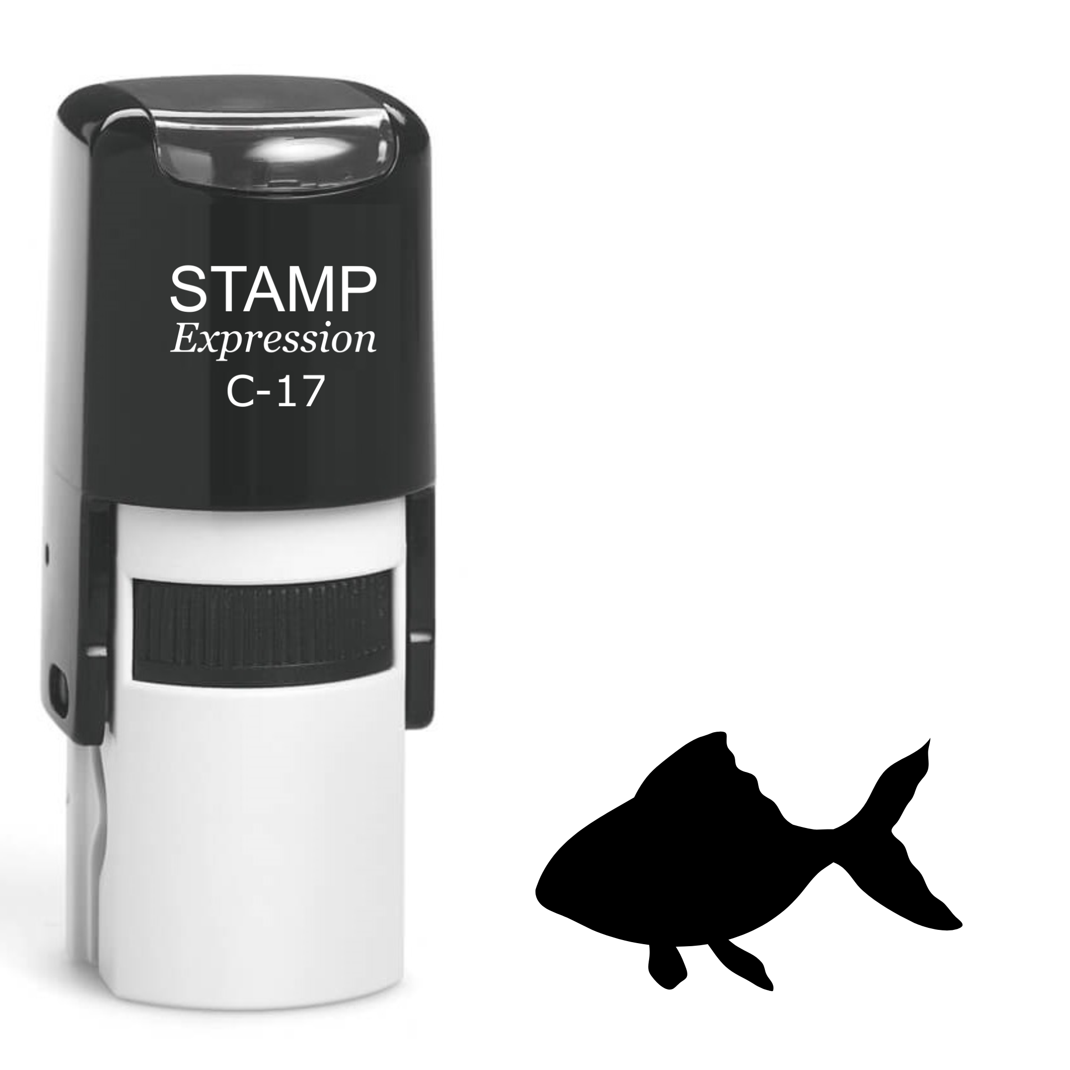 Fish Self Inking Rubber Stamp (SH-61958)