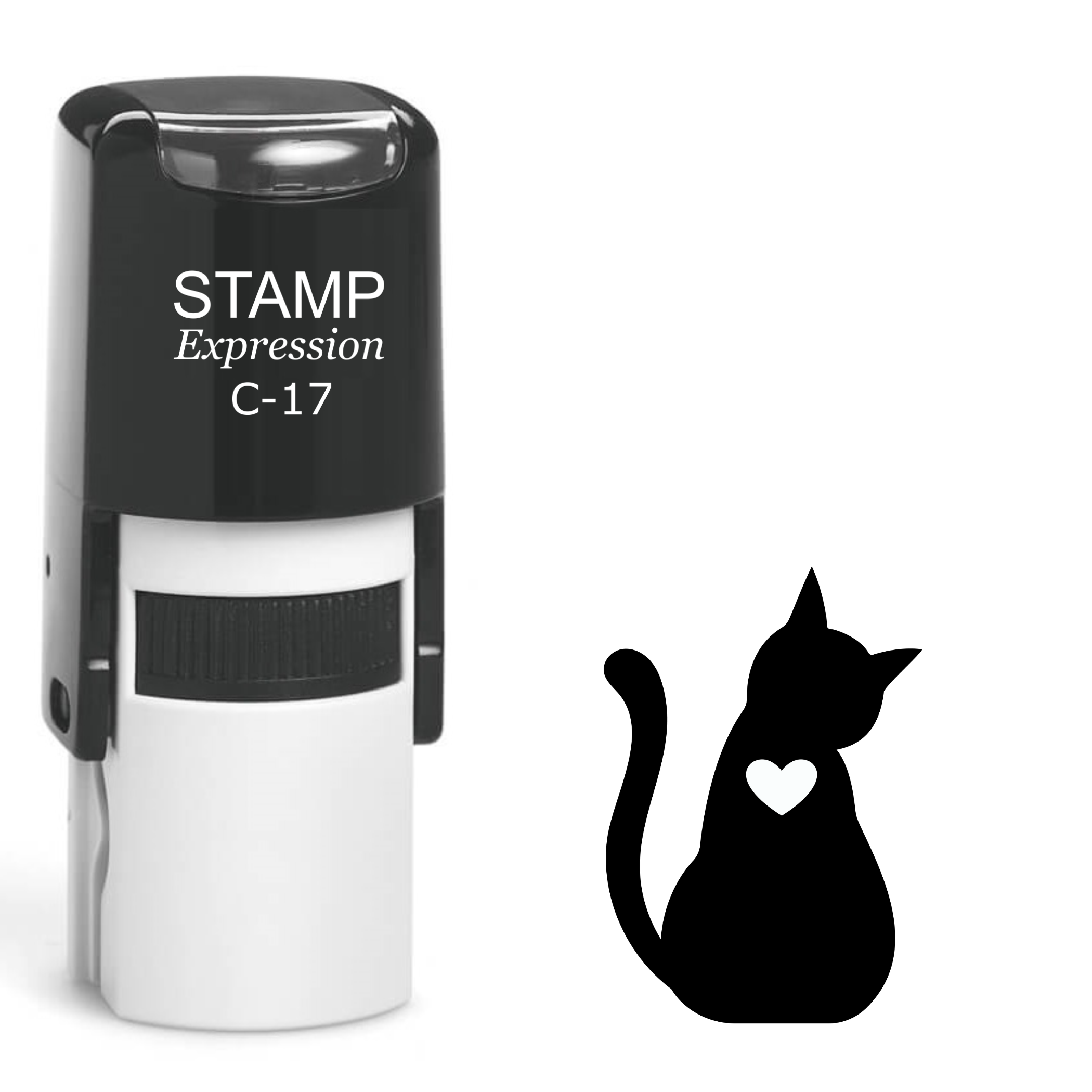 Cat Self Inking Rubber Stamp (SH-61968)