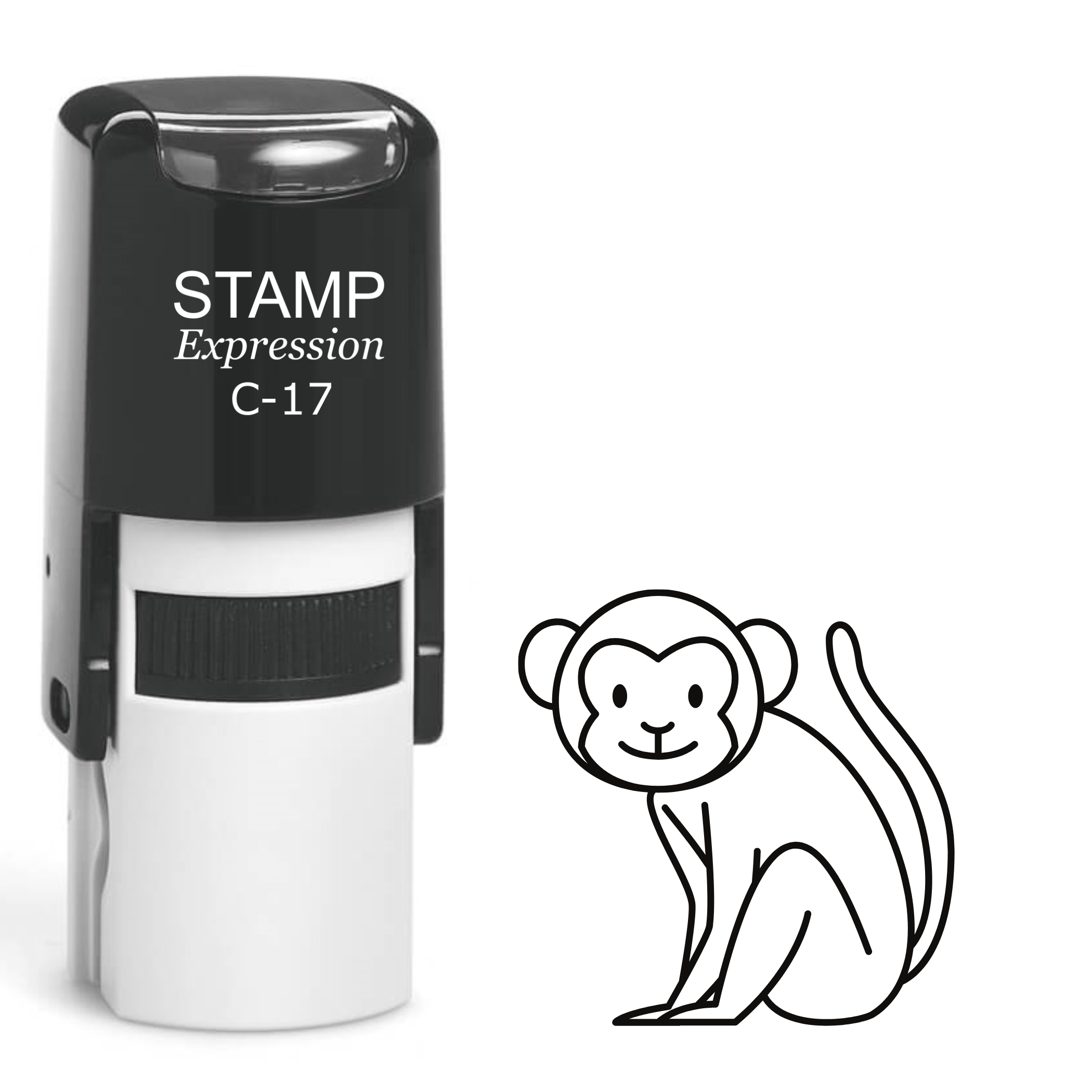Monkey Self Inking Rubber Stamp (SH-61972)