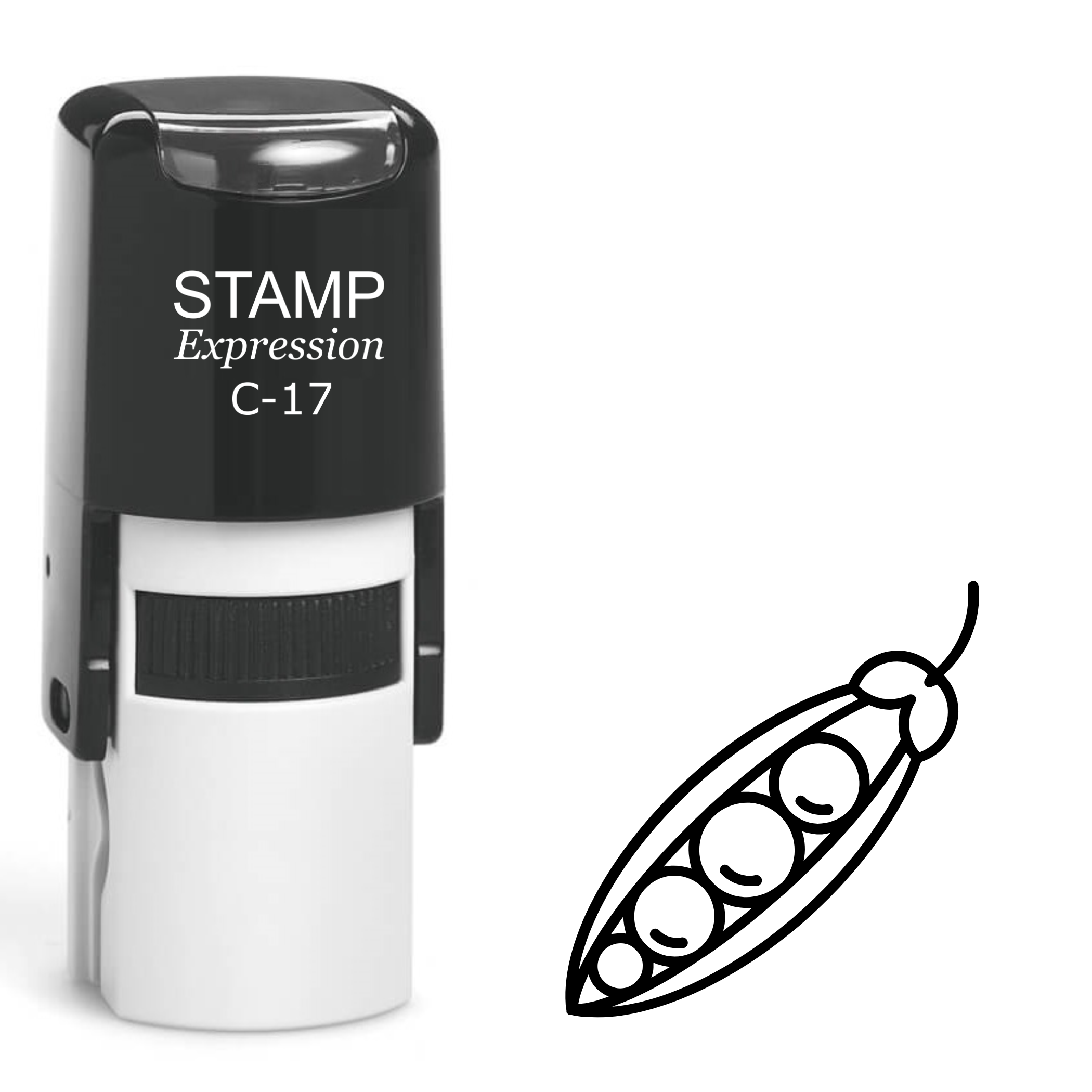 Peas in The Pod Self Inking Rubber Stamp (SH-61977)