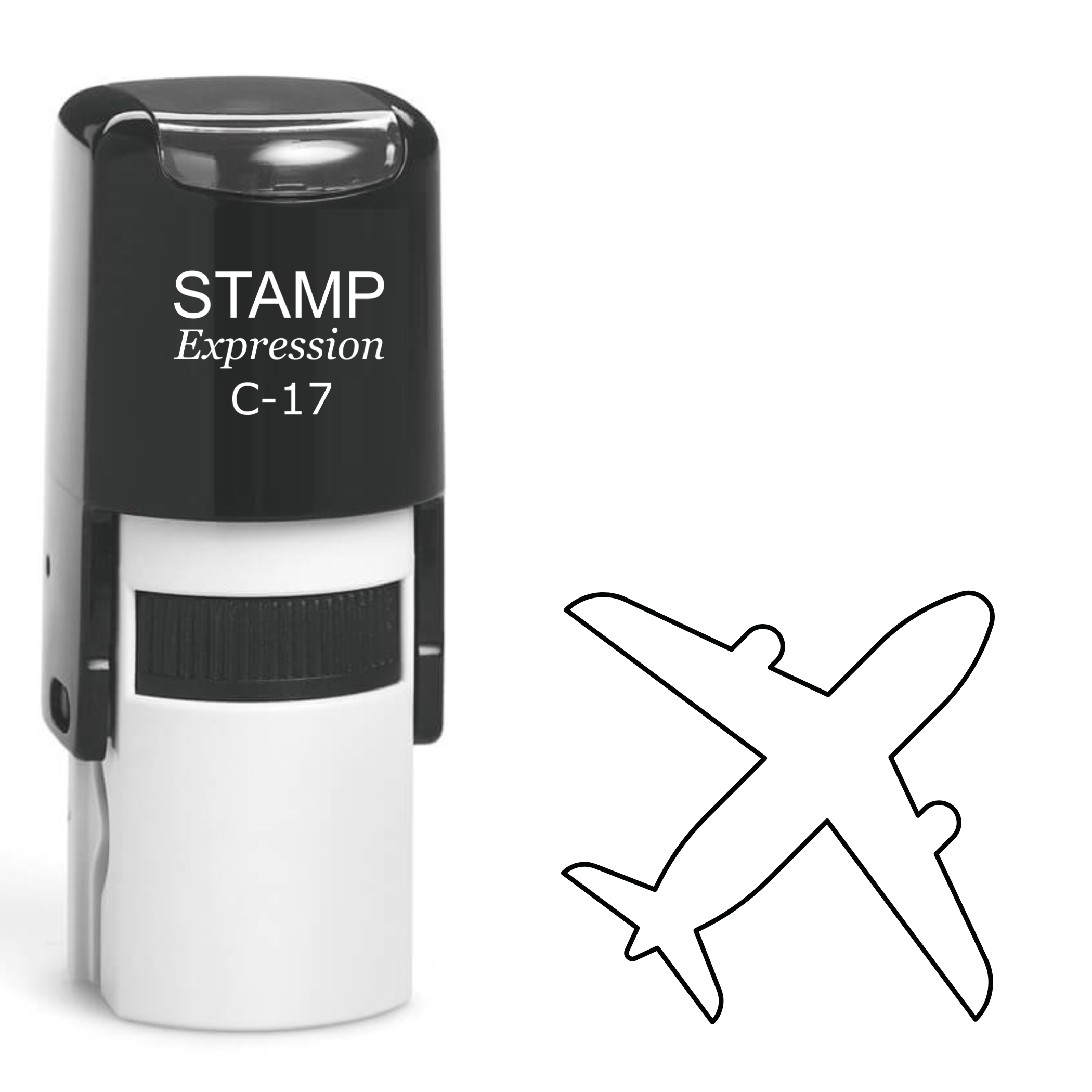 Airplane Self Inking Rubber Stamp (SH-61978)