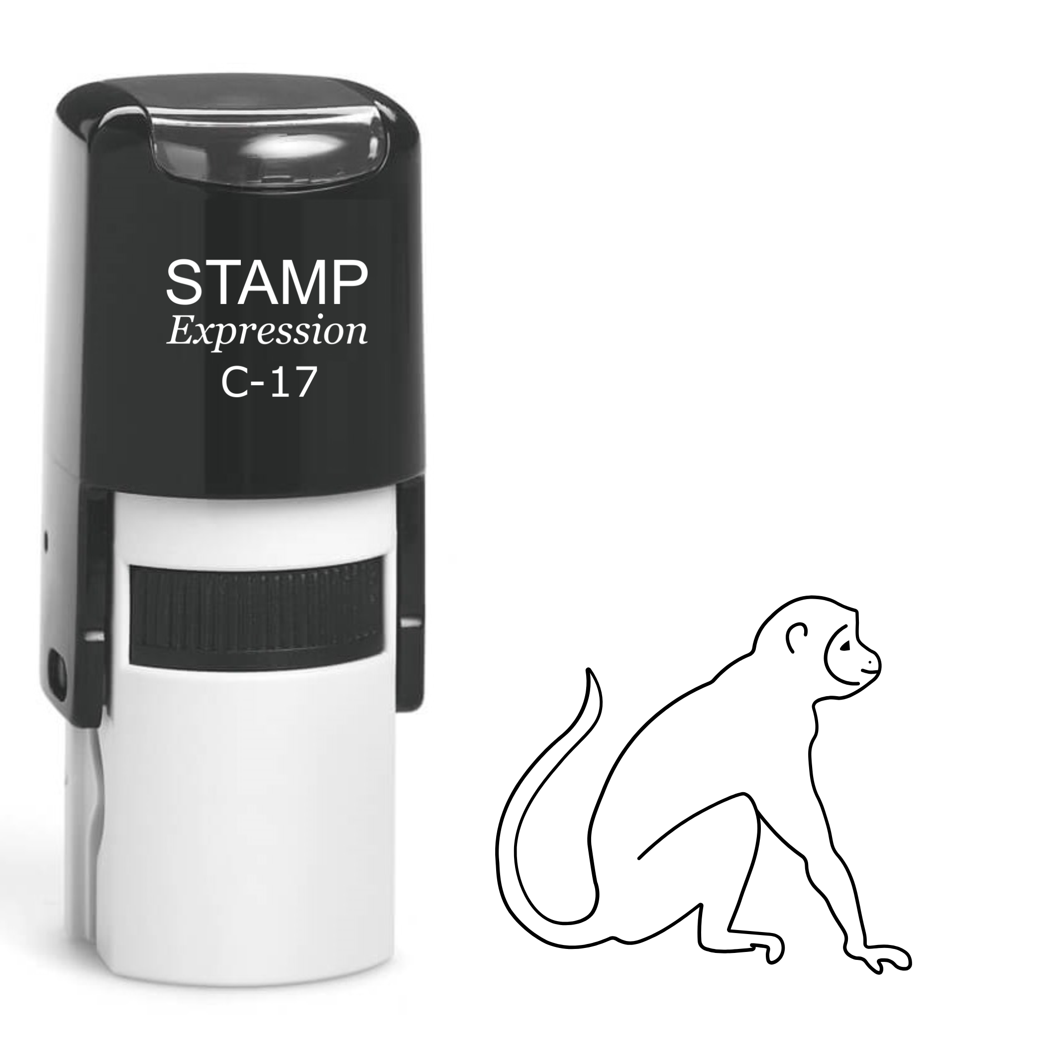 Monkey Self Inking Rubber Stamp (SH-61985)