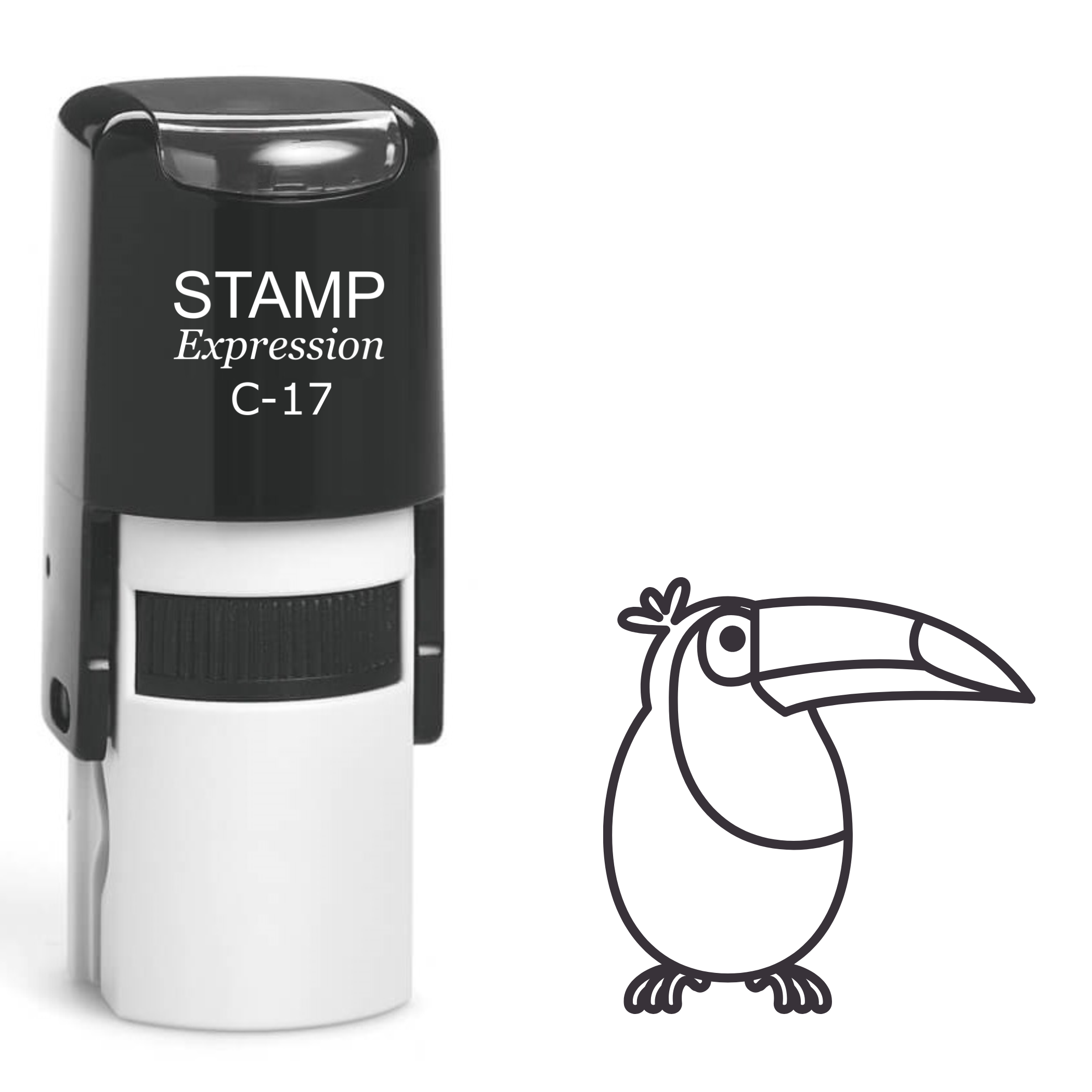 Toucan Bird Self Inking Rubber Stamp (SH-61989)