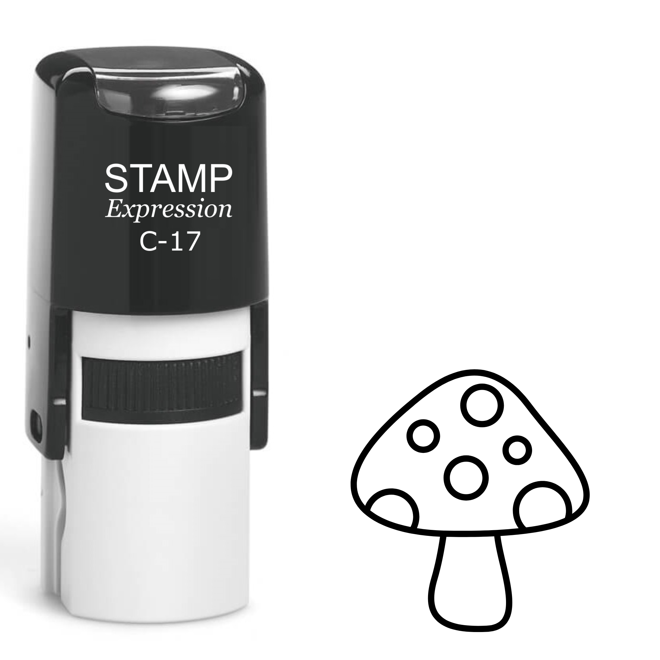 Mushroom Self Inking Rubber Stamp (SH-61995)