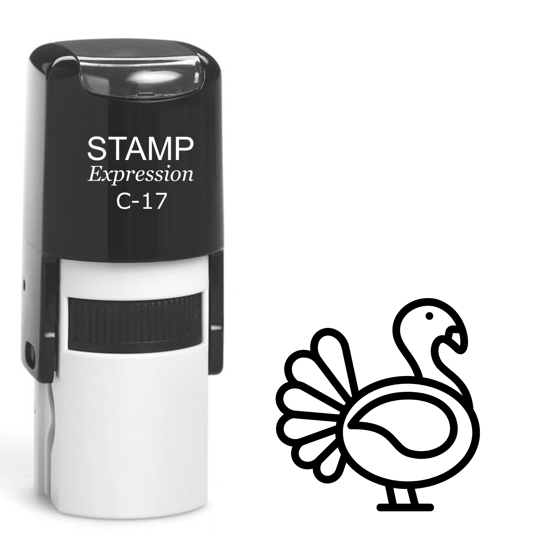 Turkey Self Inking Rubber Stamp (SH-62006)