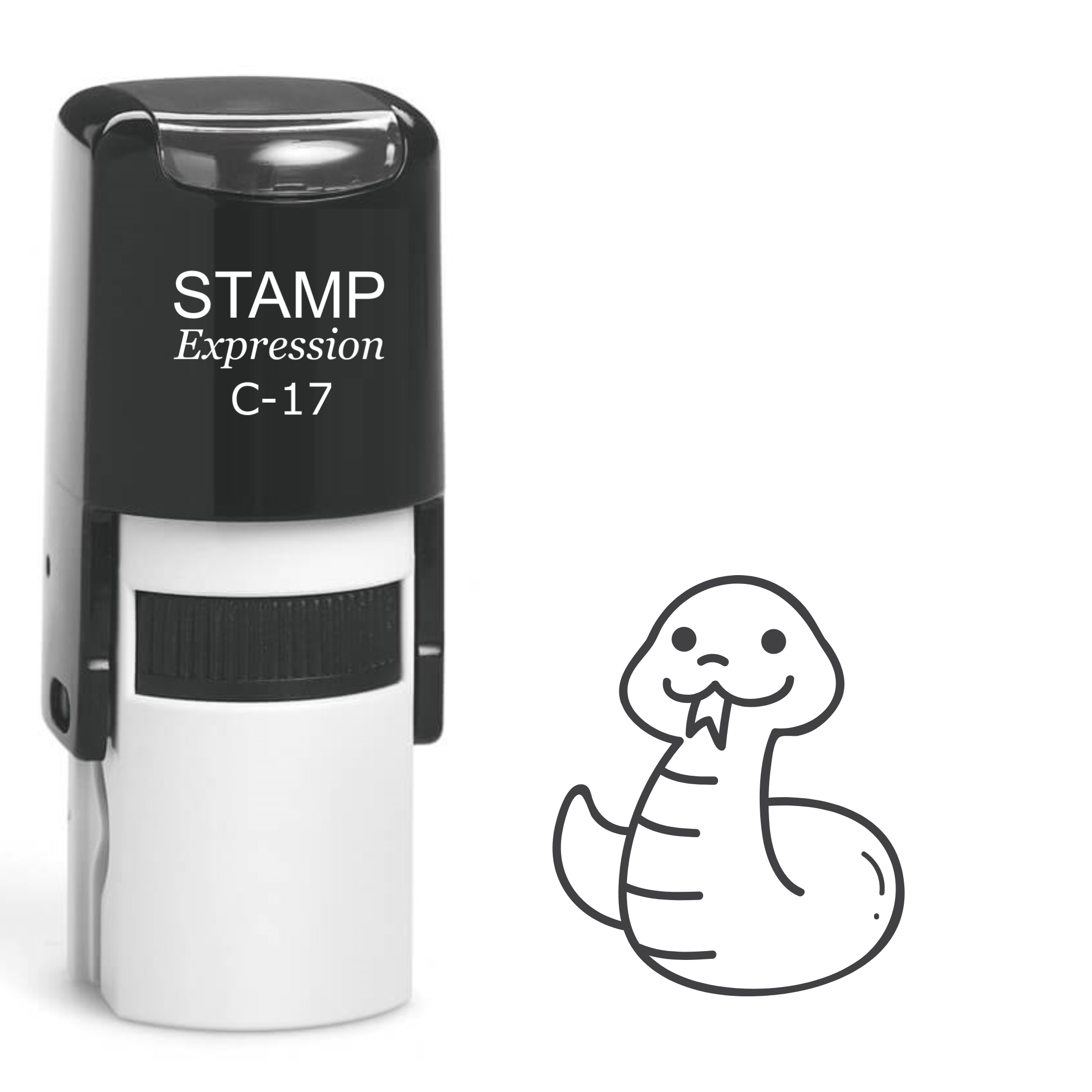 Cobra Snake Self Inking Rubber Stamp (SH-62012)