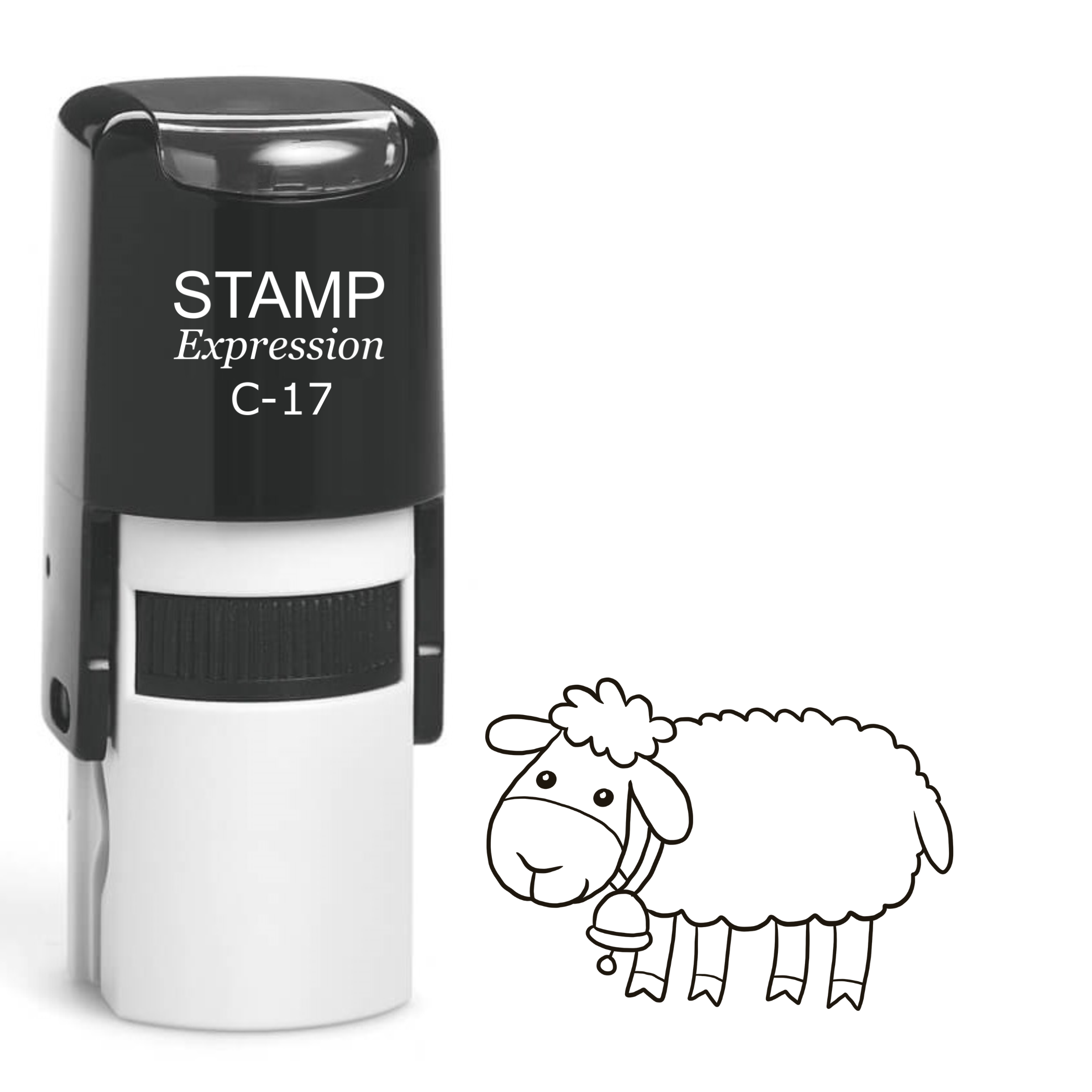 Sheep Self Inking Rubber Stamp (SH-62013)