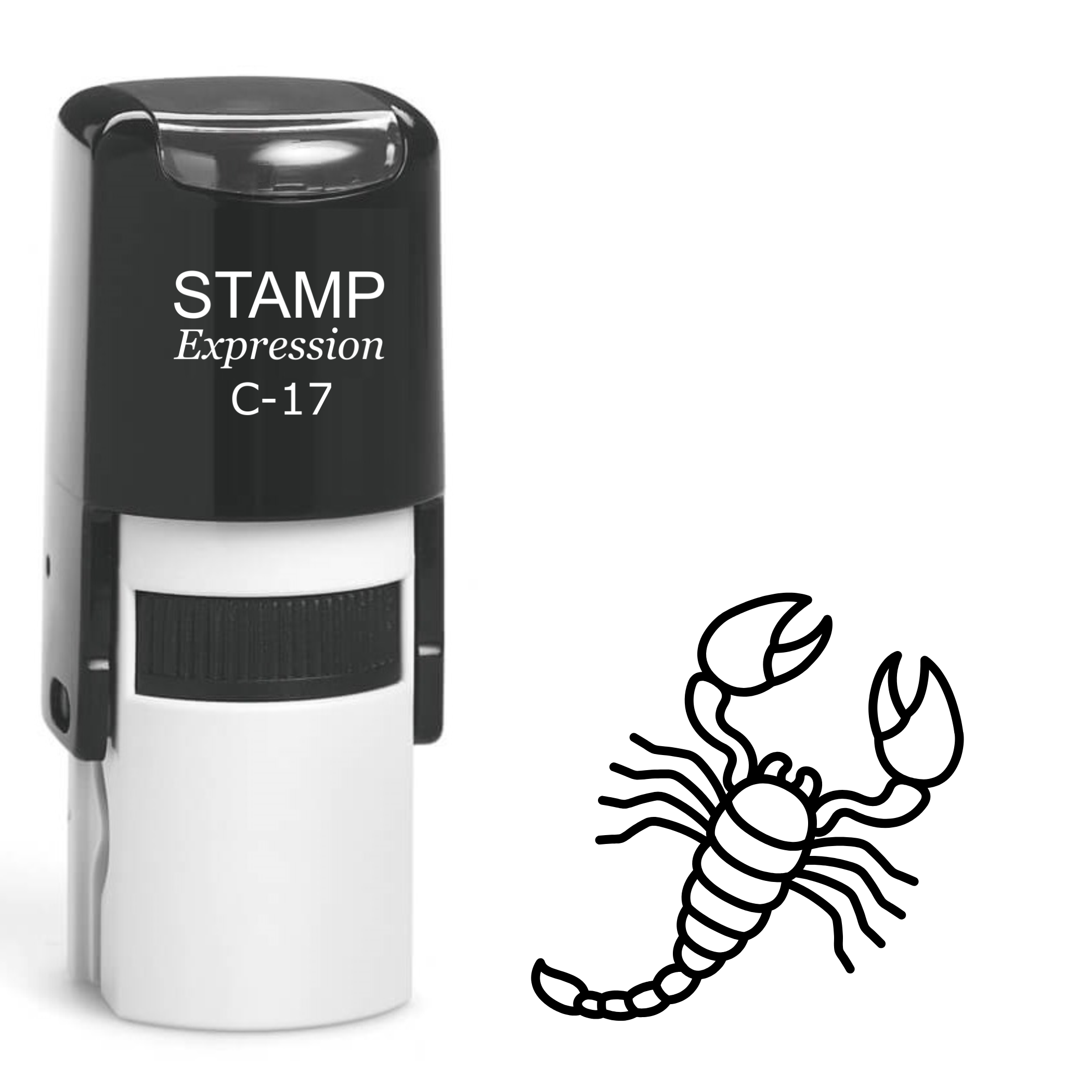 Scorpion Self Inking Rubber Stamp (SH-62026)