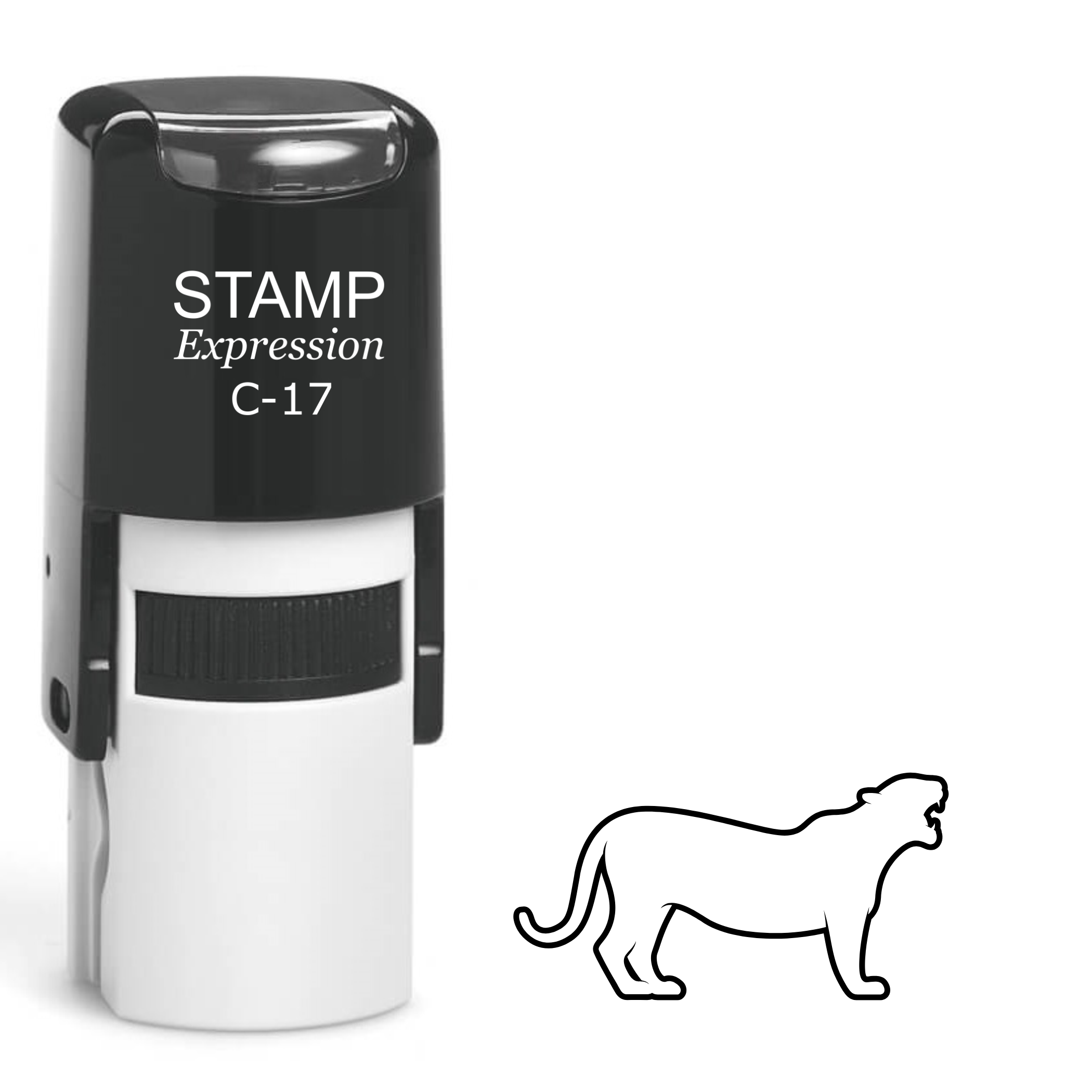 Tiger Self Inking Rubber Stamp (SH-62031)