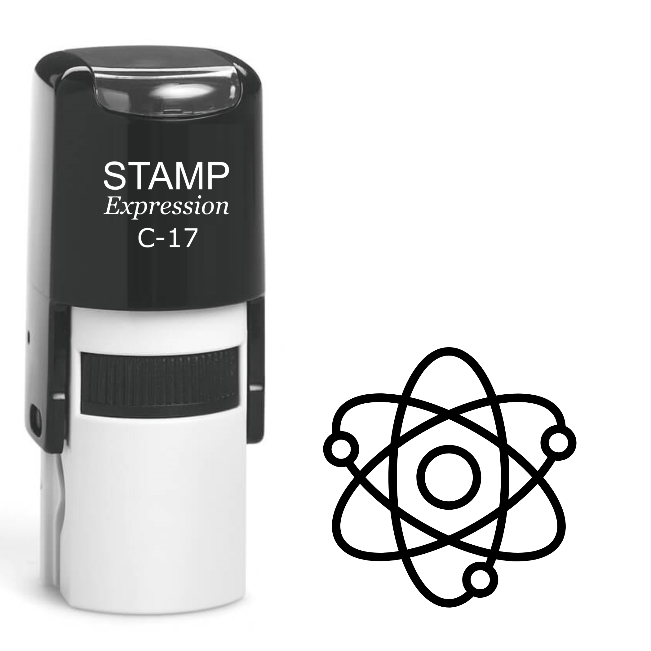 Atom Self Inking Rubber Stamp (SH-62037)