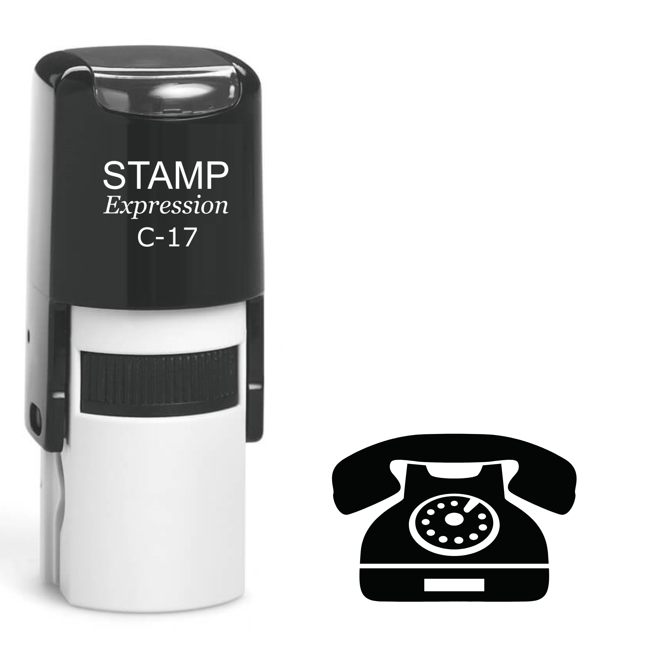 Telephone Self Inking Rubber Stamp (SH-62086)