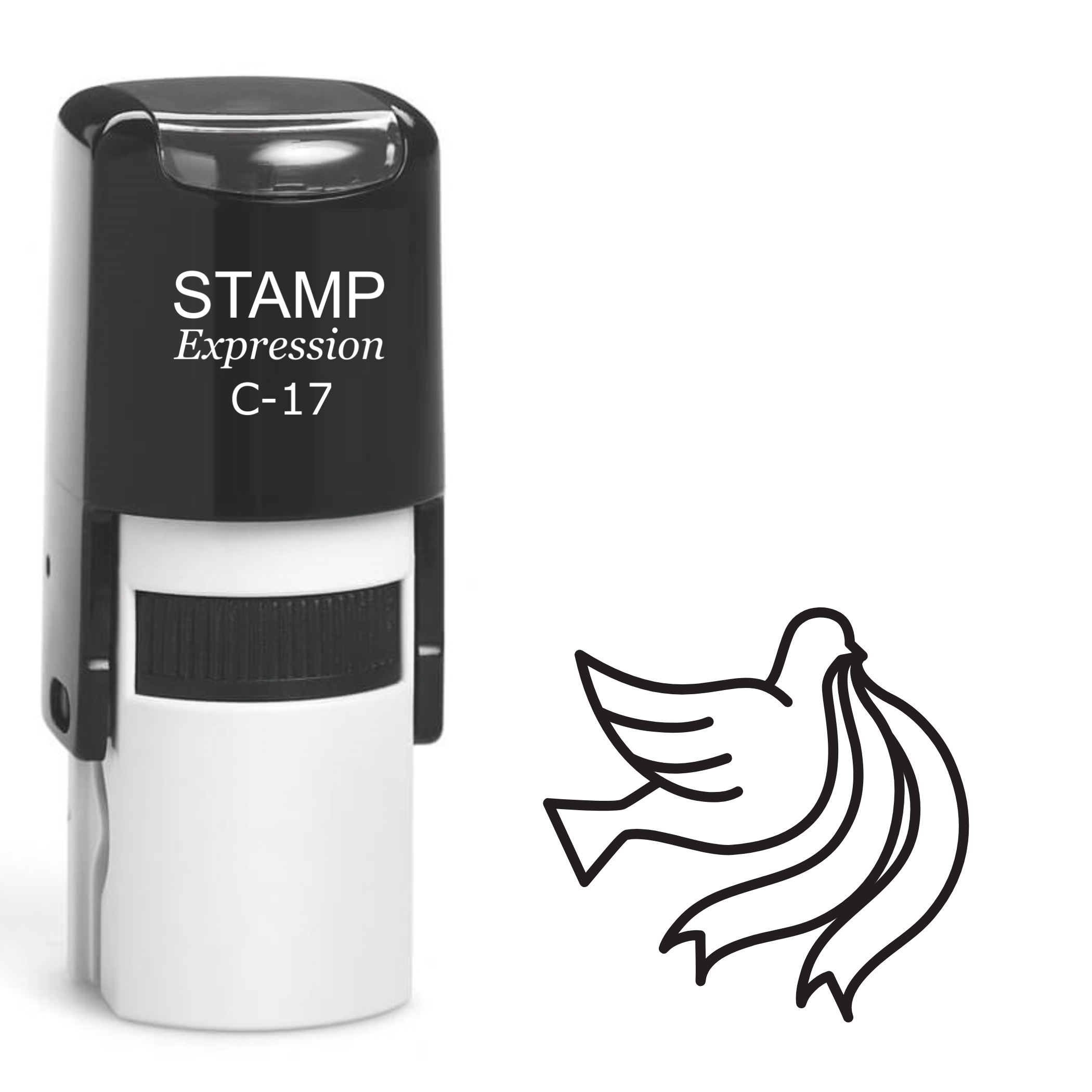 Dove Self Inking Rubber Stamp (SH-62099)