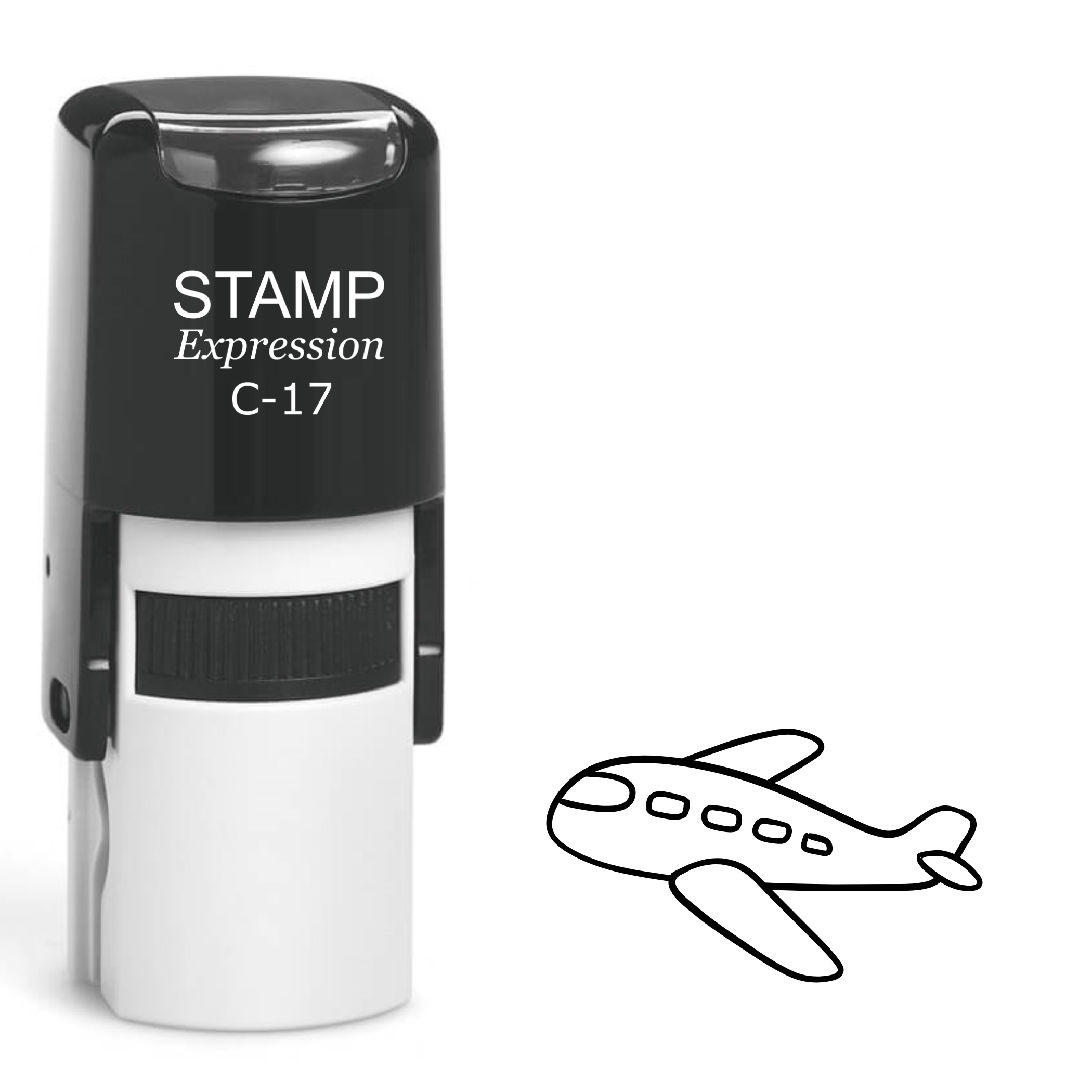Airplane Self Inking Rubber Stamp (SH-62107)