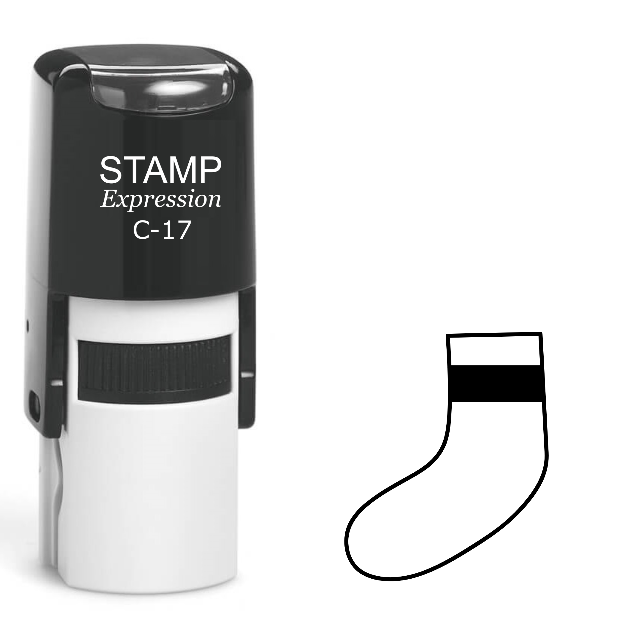 Sock Self Inking Rubber Stamp (SH-62125)