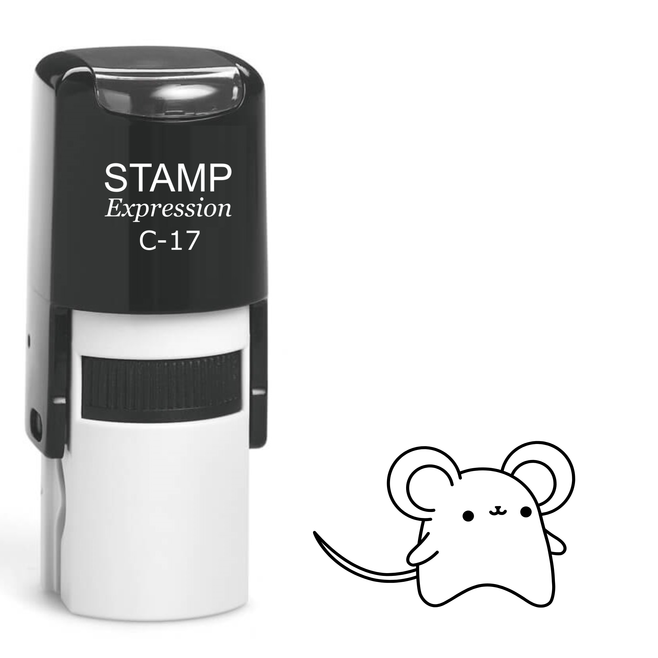 Mouse Self Inking Rubber Stamp (SH-62139)