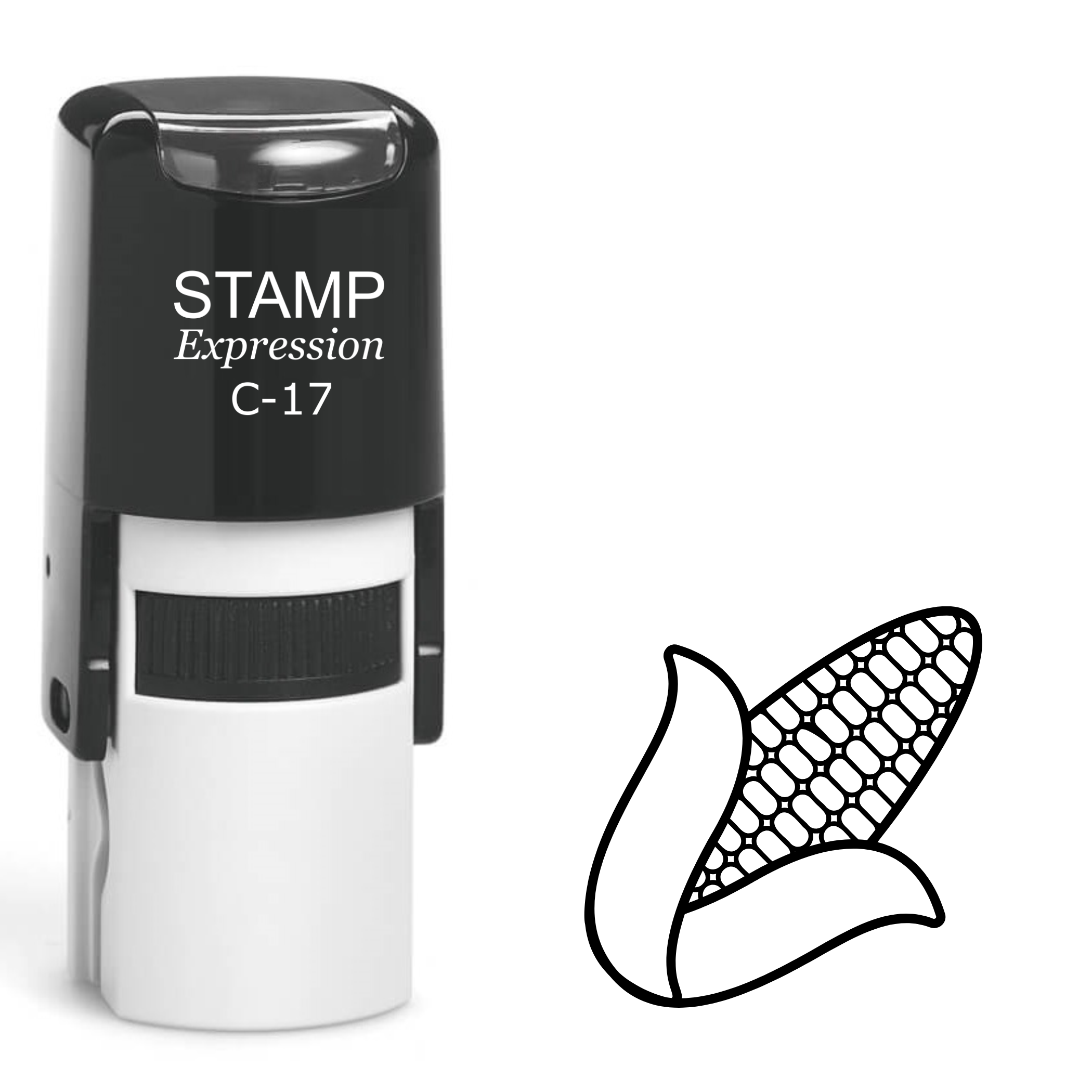 Corn Self Inking Rubber Stamp (SH-62140)