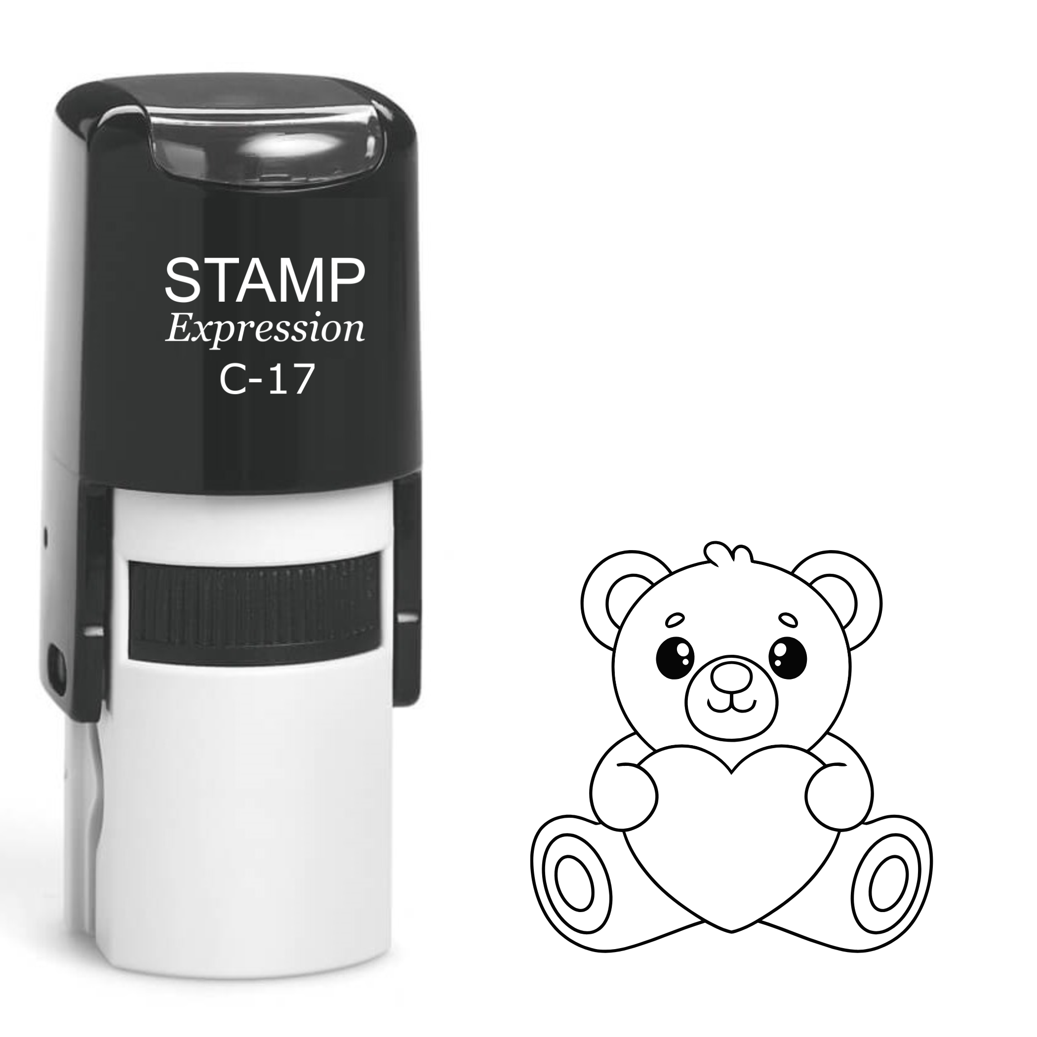 Teddy Bear Self Inking Rubber Stamp (SH-62148)