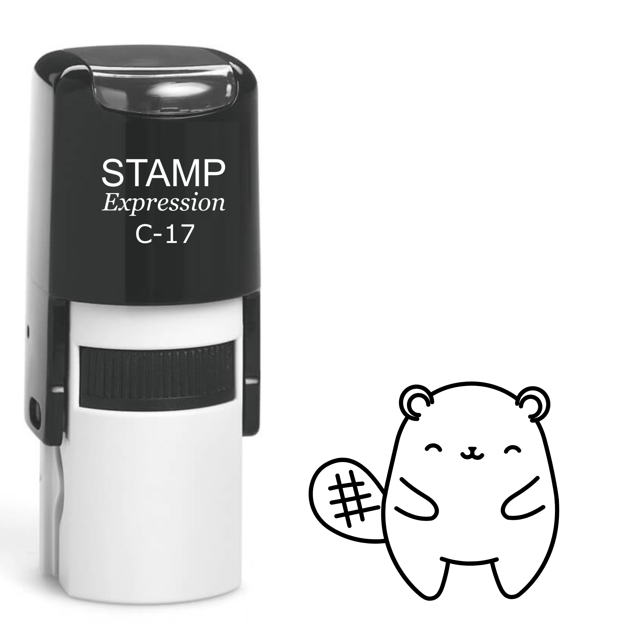 Baby Beaver Self Inking Rubber Stamp (SH-62149)