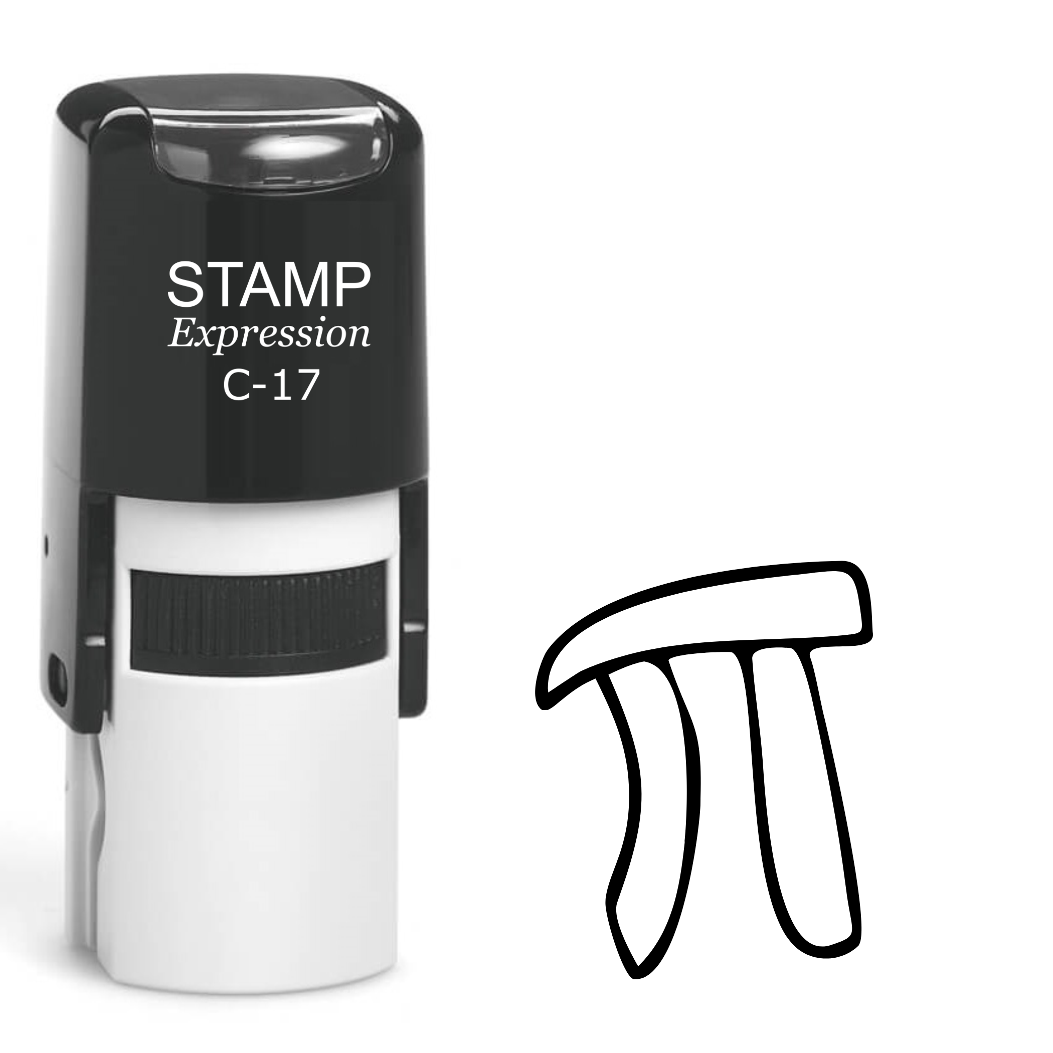 Pi Symbol Self Inking Rubber Stamp (SH-62171)