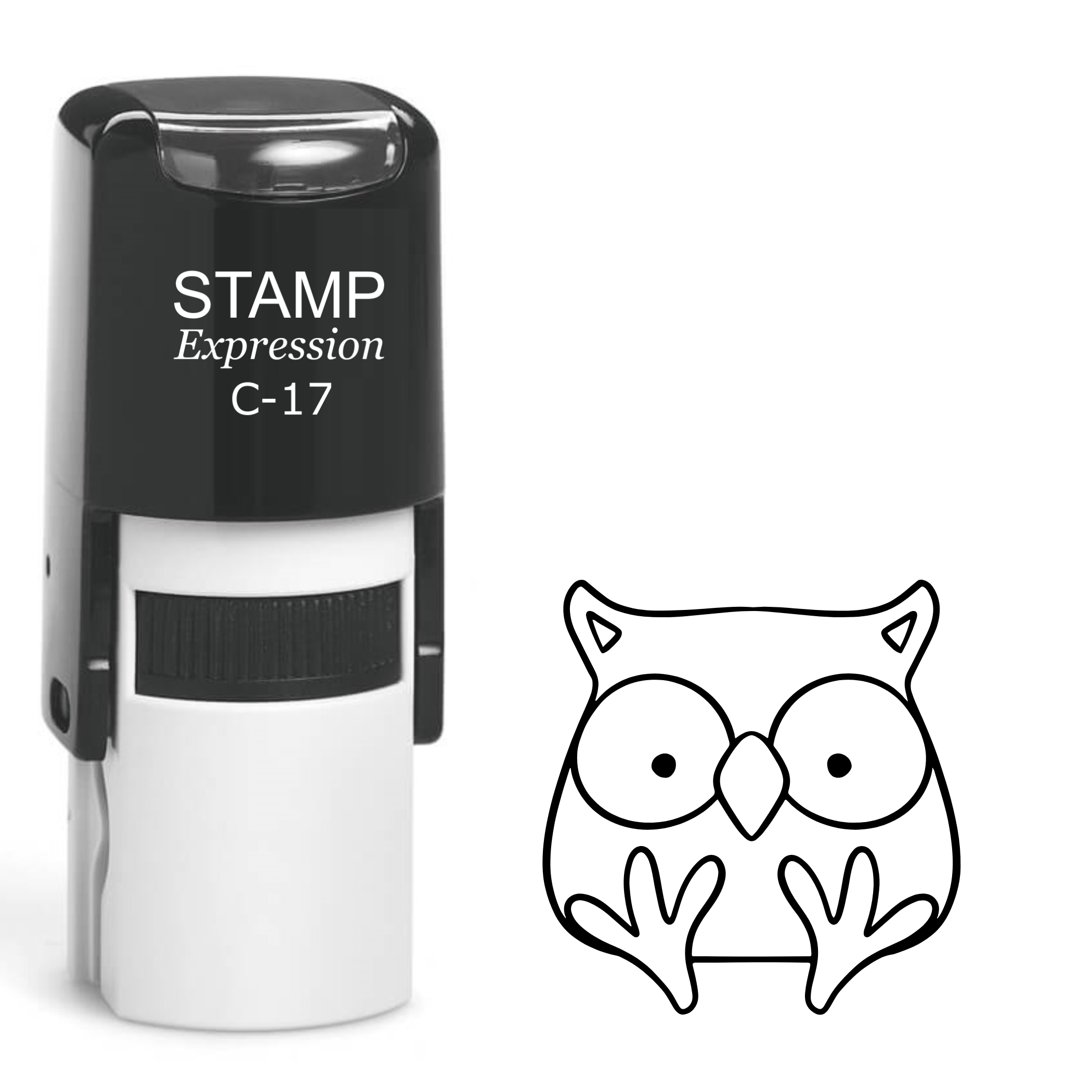 Owl Self Inking Rubber Stamp (SH-62179)