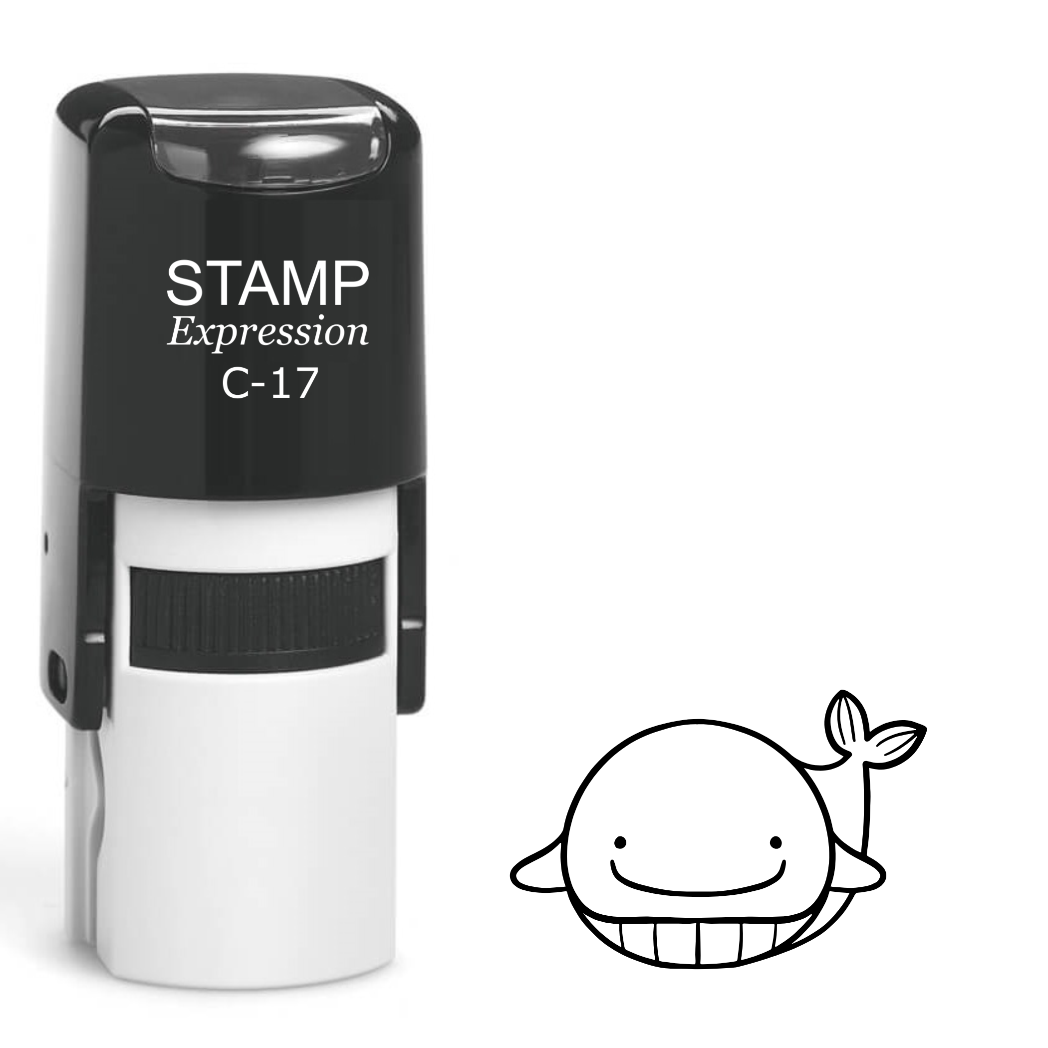 Baby Whale Self Inking Rubber Stamp (SH-62198)