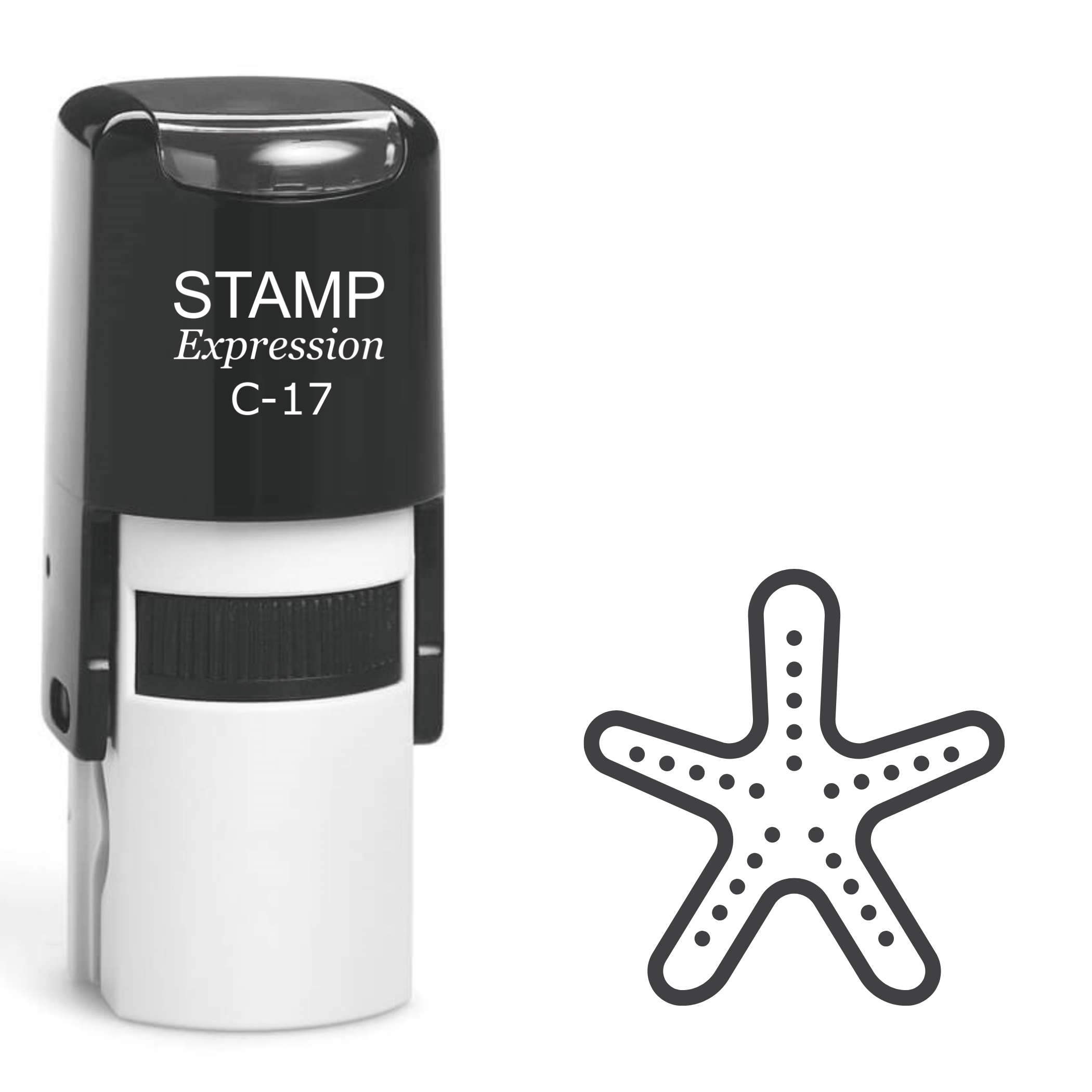 Starfish Self Inking Rubber Stamp (SH-62220)