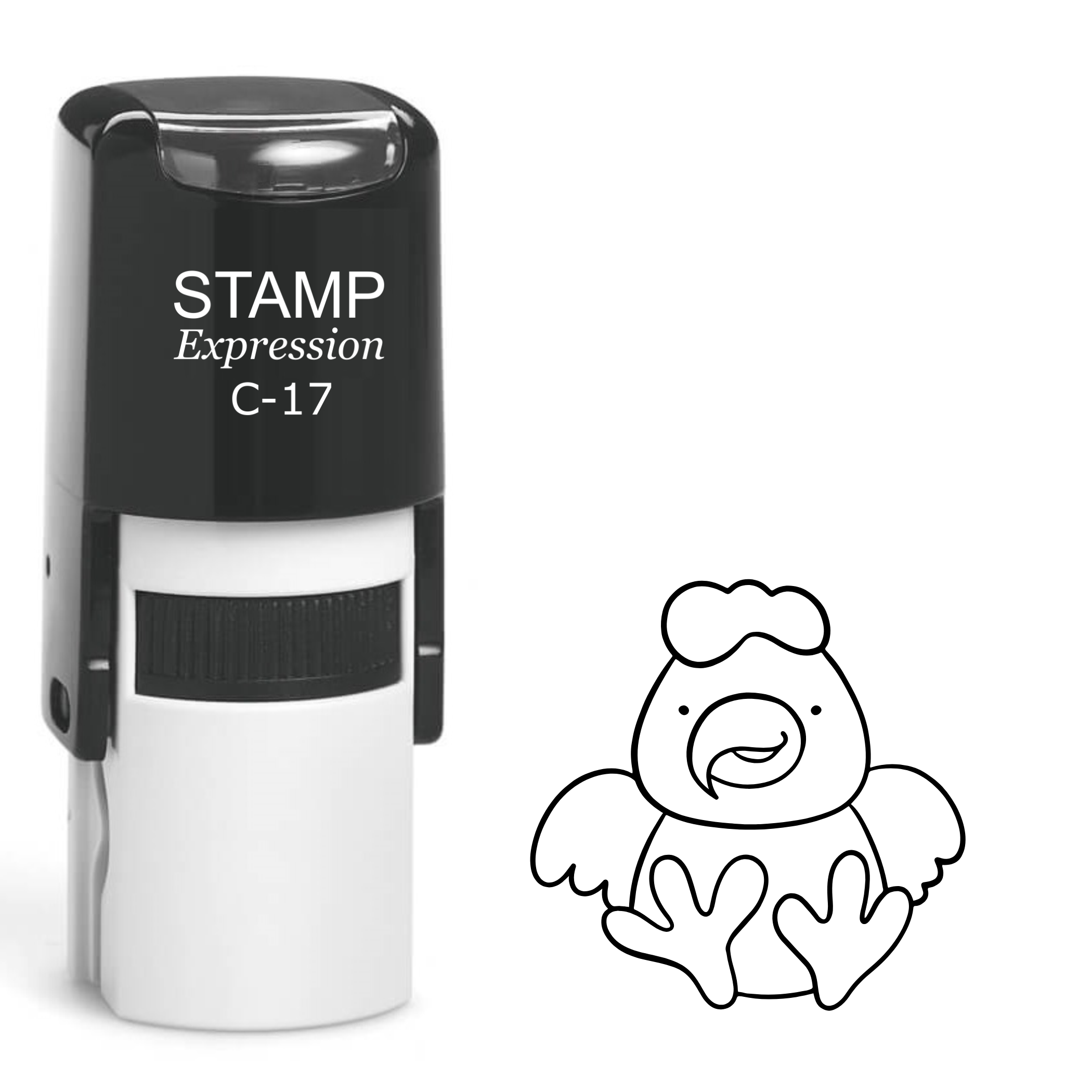Baby Turkey Self Inking Rubber Stamp (SH-62225)