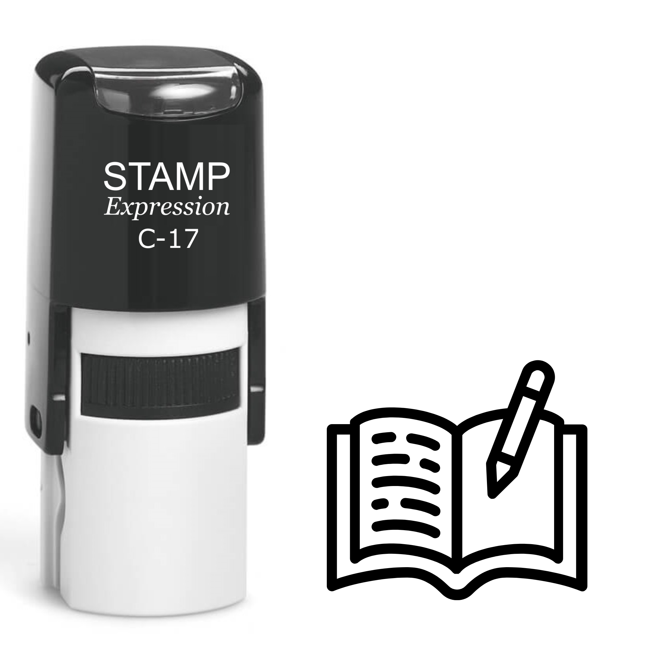 Book Self Inking Rubber Stamp (SH-62229)