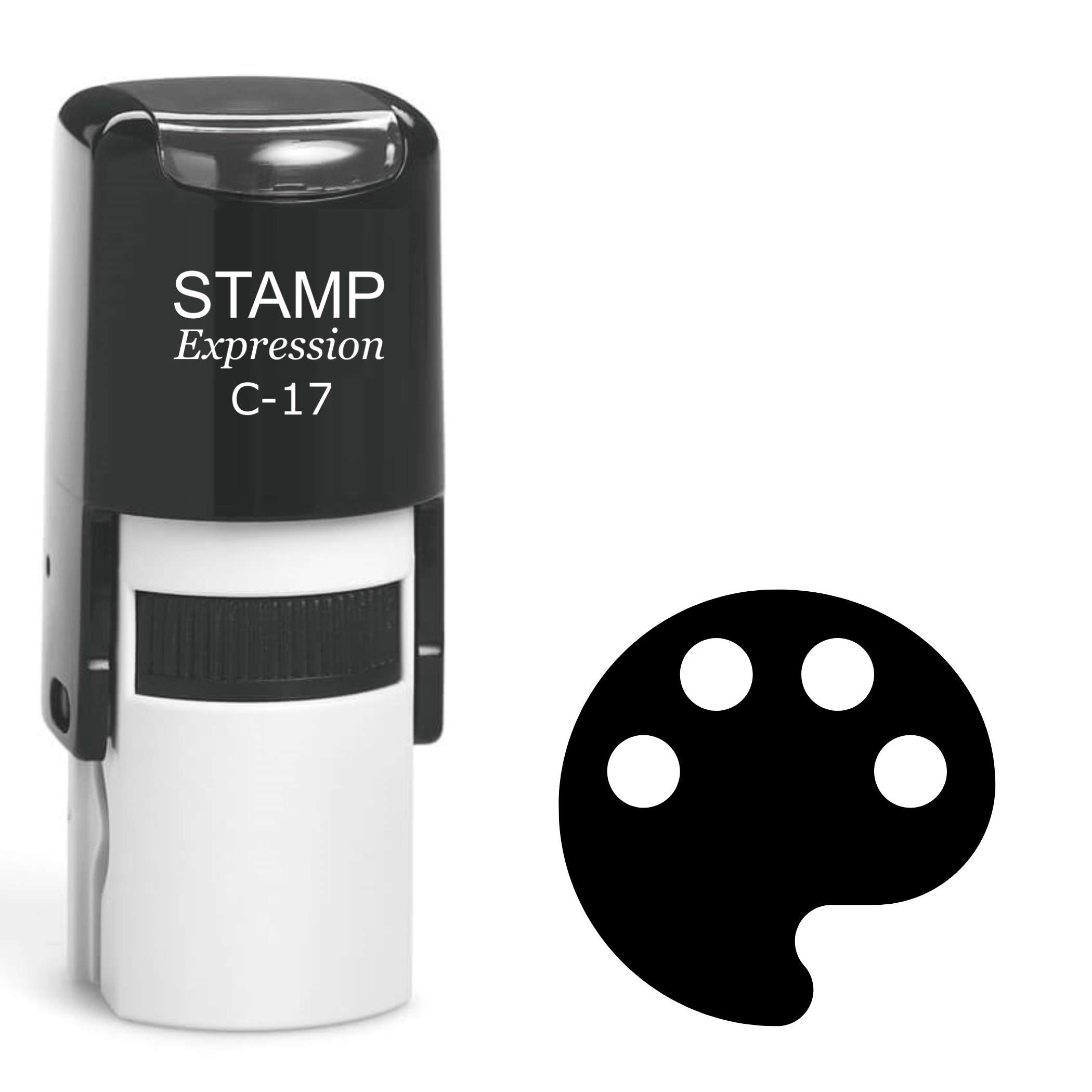 Paint Palette Self Inking Rubber Stamp (SH-62232)