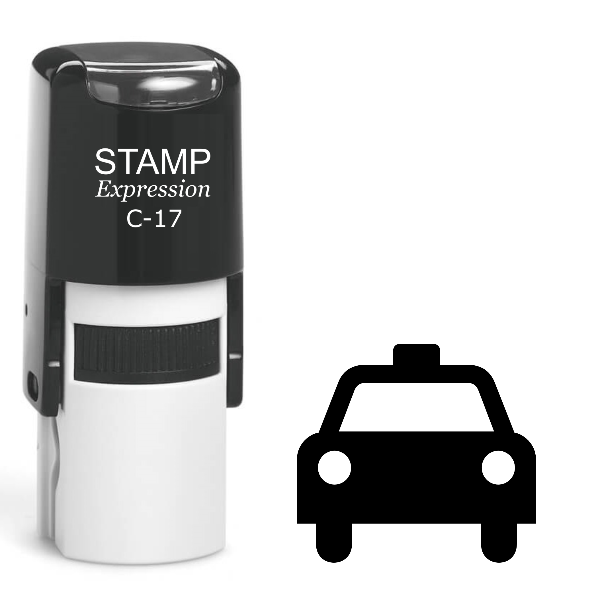 Police Car Self Inking Rubber Stamp (SH-62245)