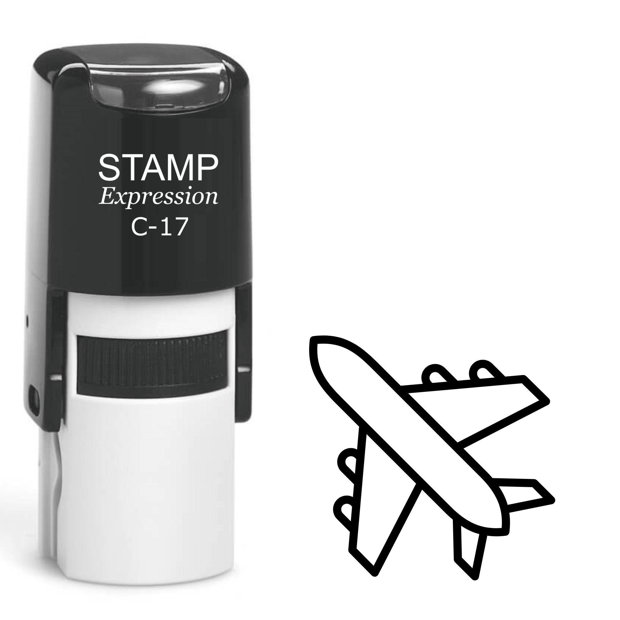 Airplane Self Inking Rubber Stamp (SH-62247)