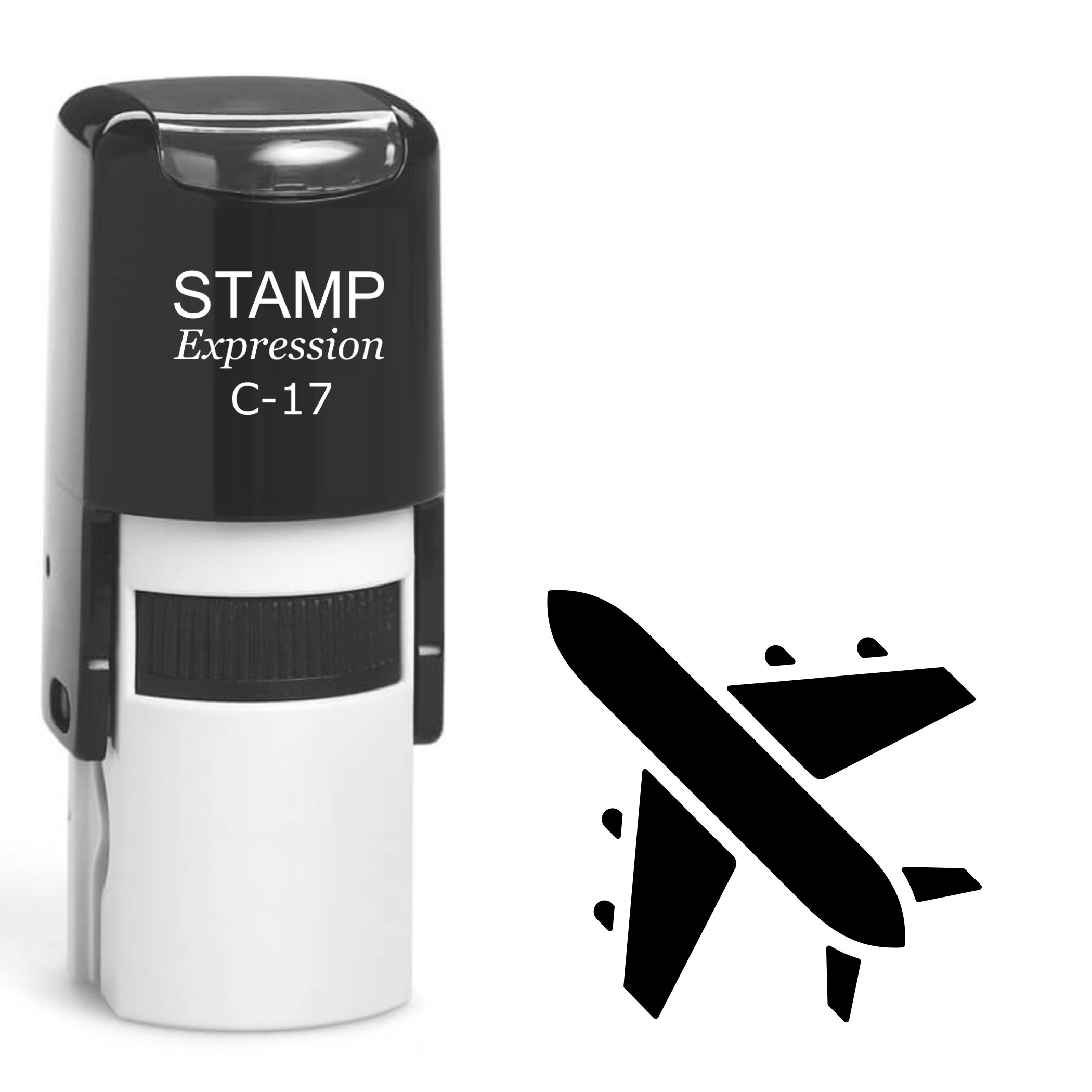 Airplane Self Inking Rubber Stamp (SH-62249)