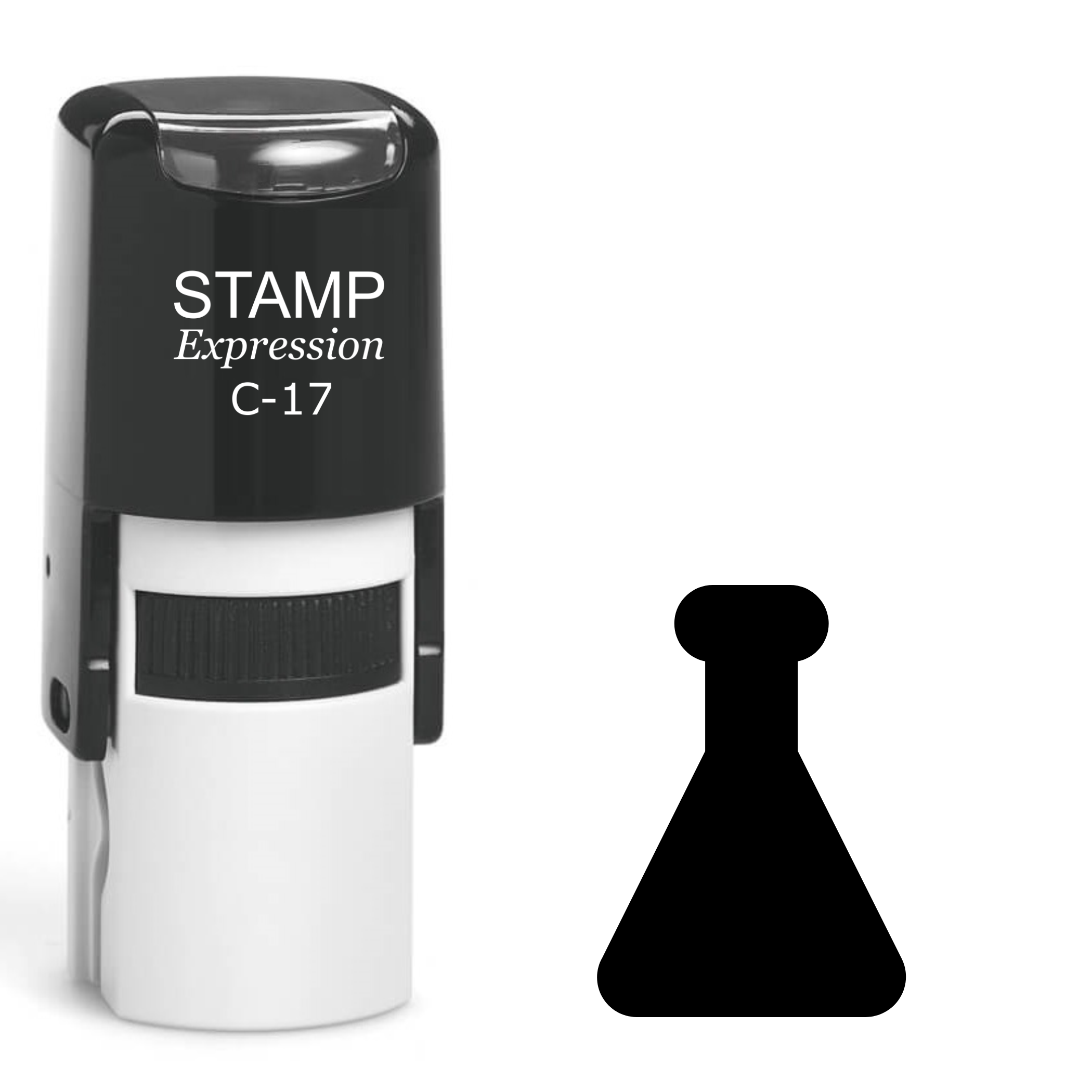 Chemistry Flasks Self Inking Rubber Stamp (SH-62260)