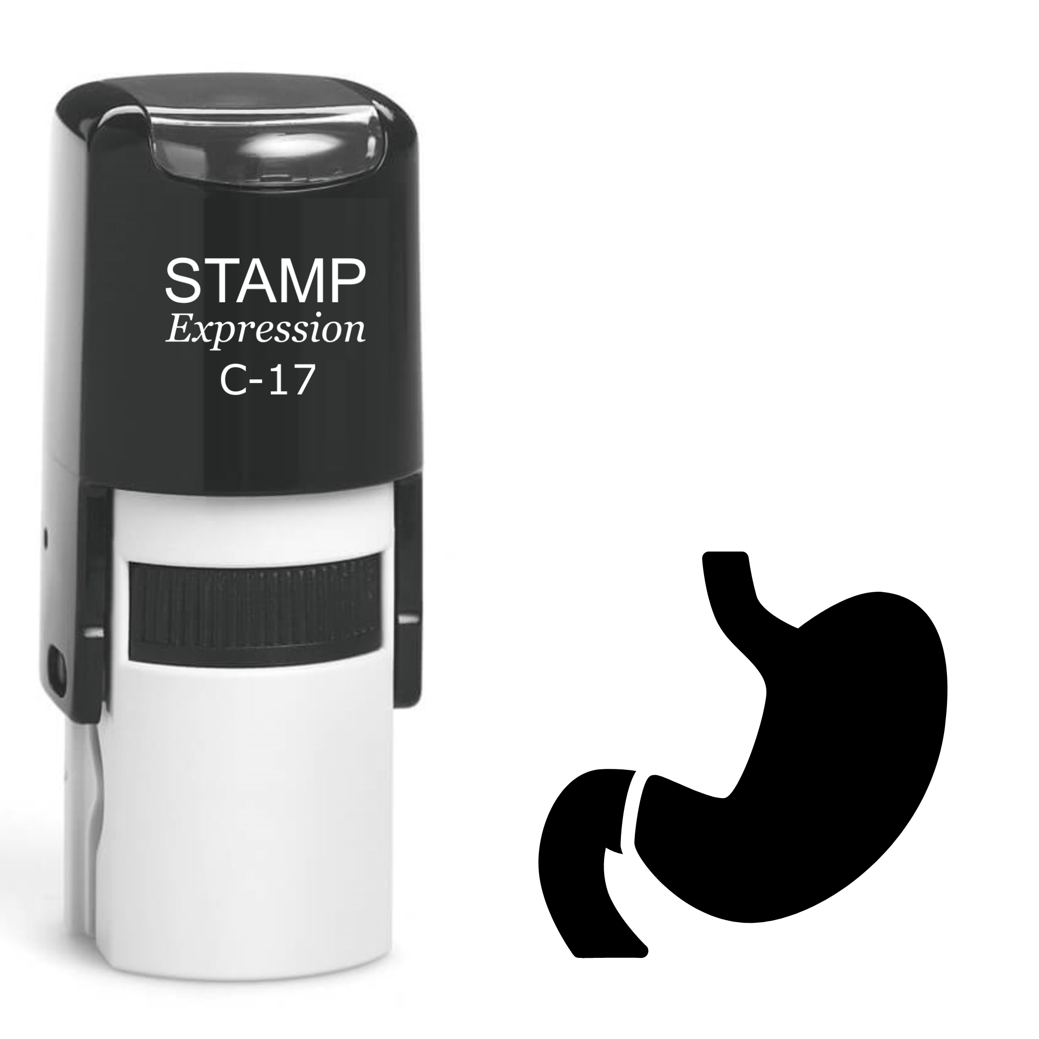 Stomach Self Inking Rubber Stamp (SH-62268)