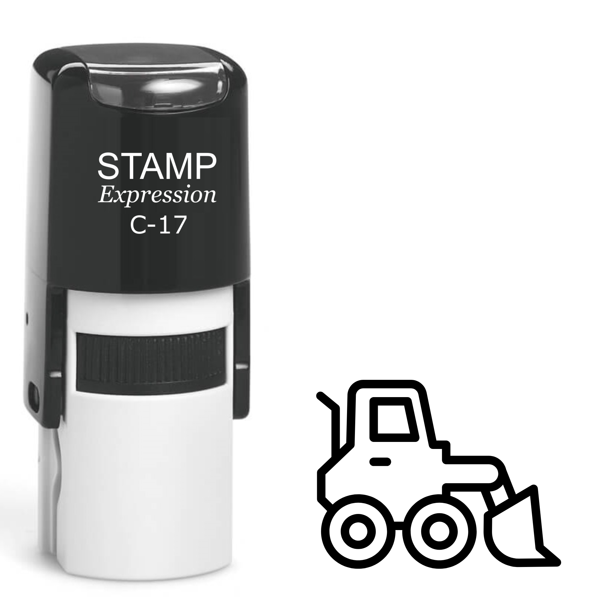 Bulldozer Self Inking Rubber Stamp (SH-62273)