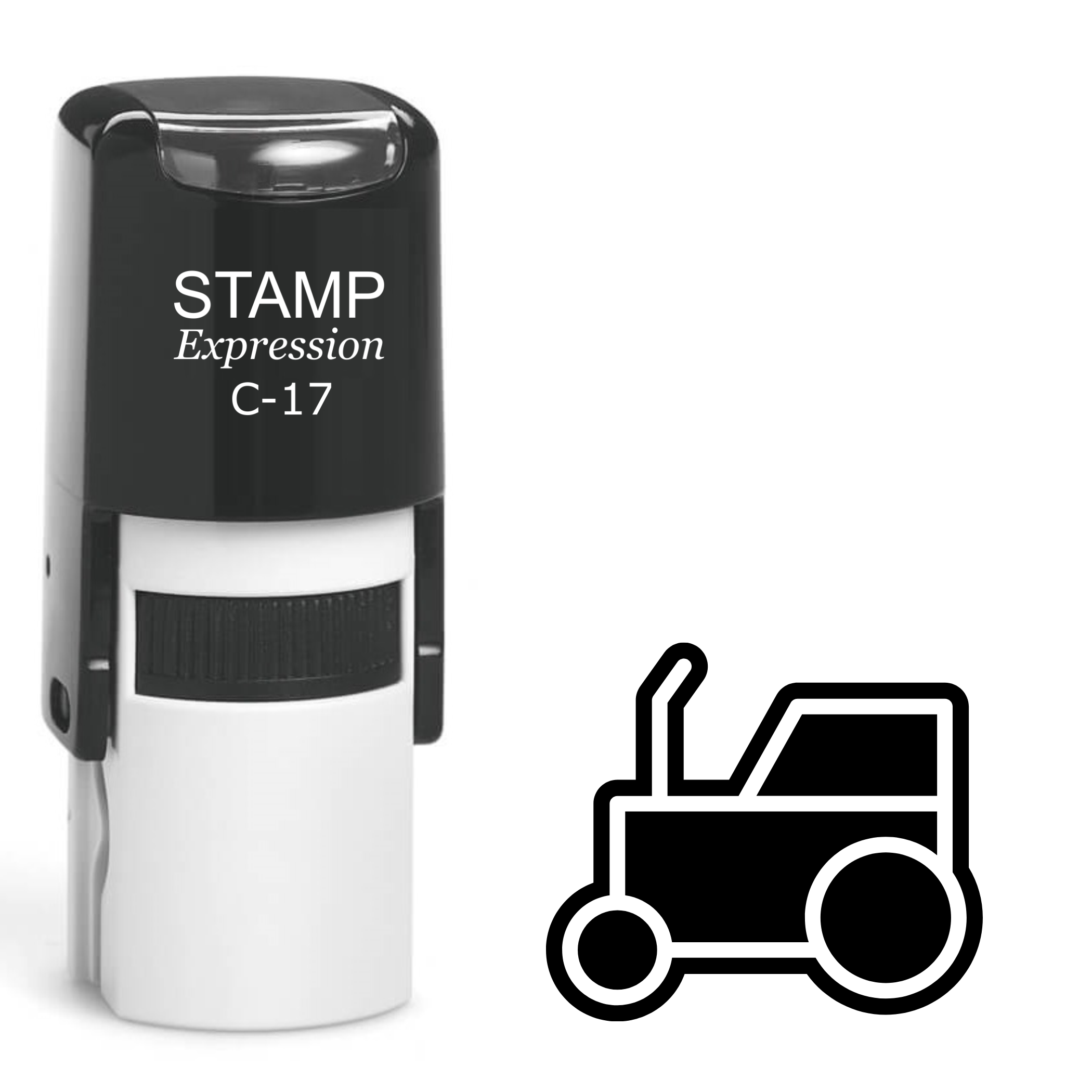 Tractor Self Inking Rubber Stamp (SH-62278)